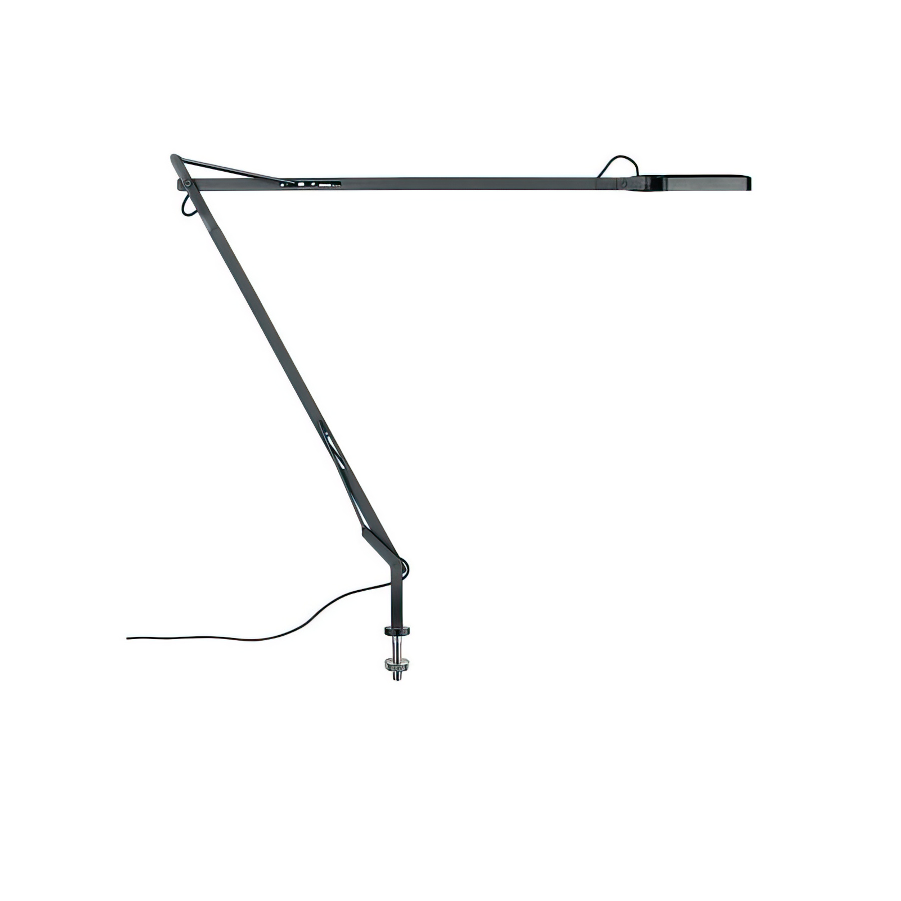 Tischlampe Kelvin Led Desk support (visible cable) in Anthracite