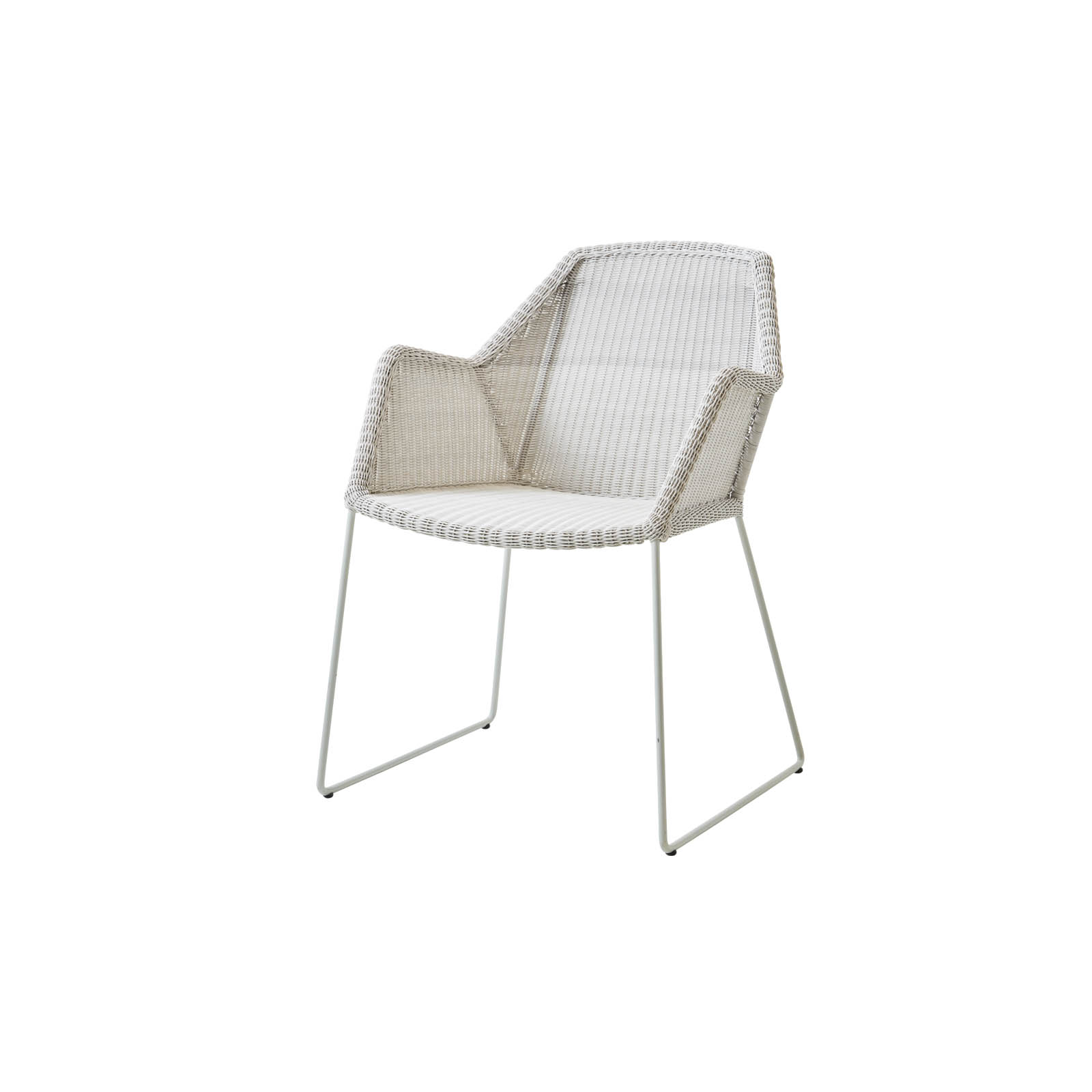 Breeze Stuhl aus Cane-line Weave in White Grey
