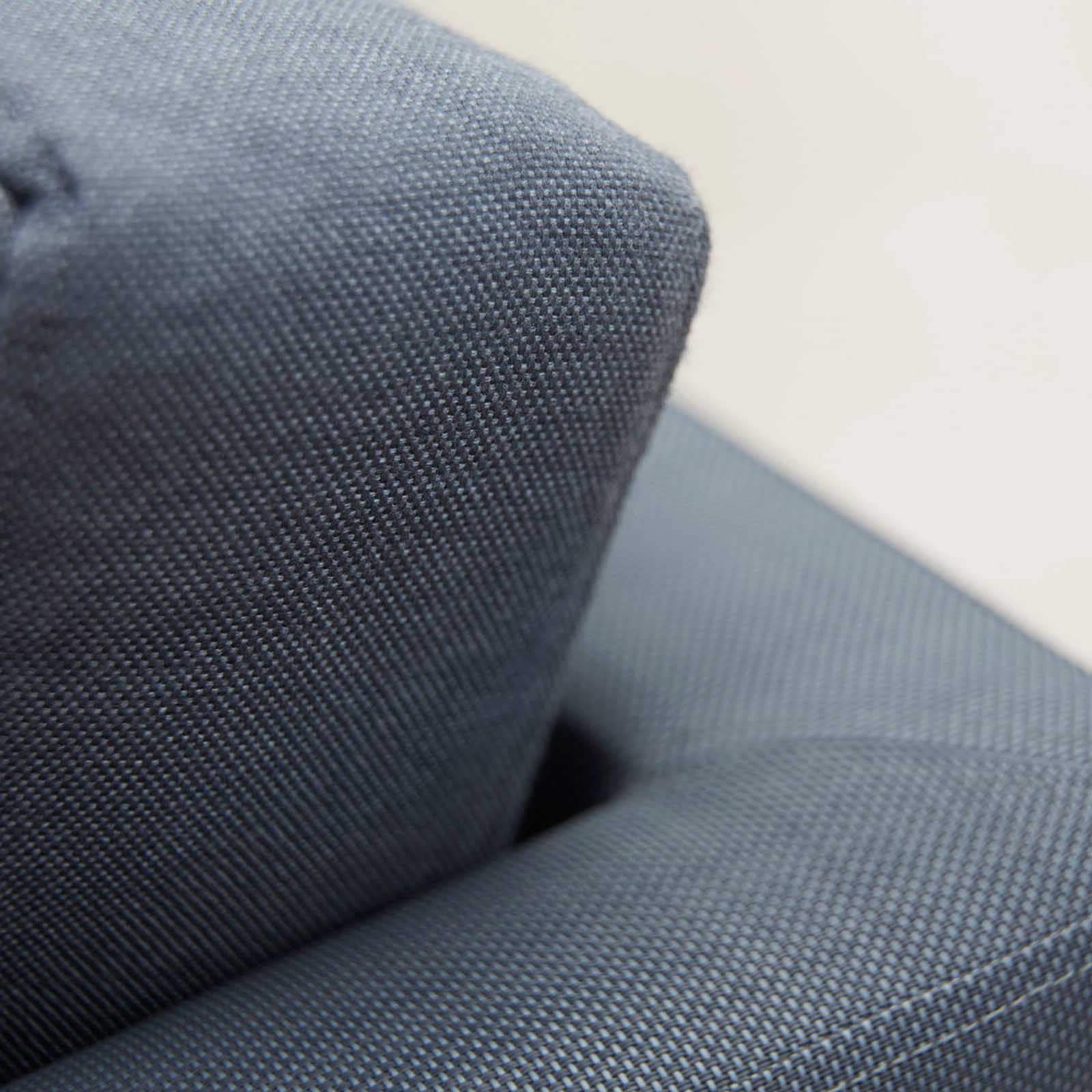 Flex 2-Sitzer Sofamodul für links aus Cane-line Natté in Light Grey