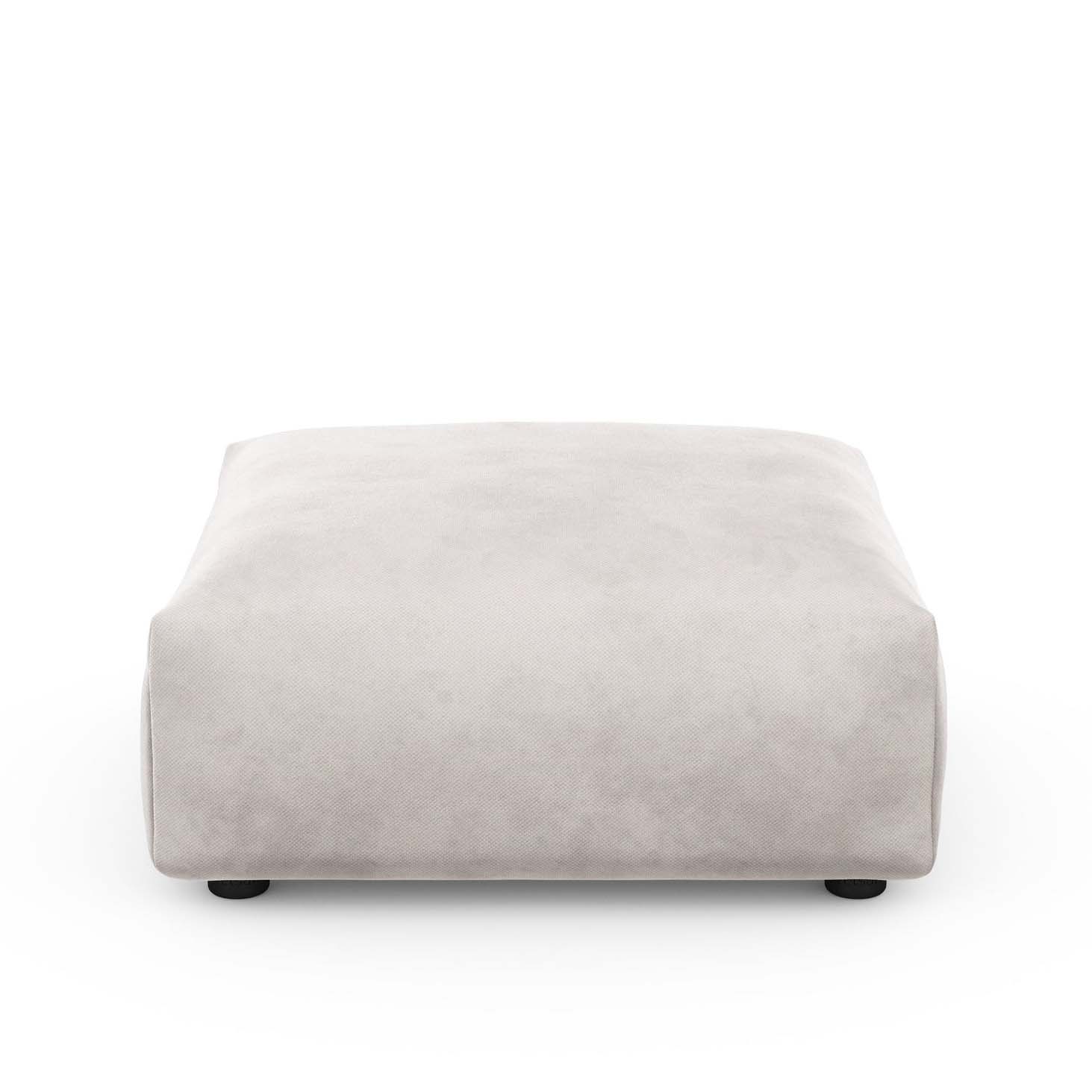 Sofa Seat 84x84 Velvet Light Grey