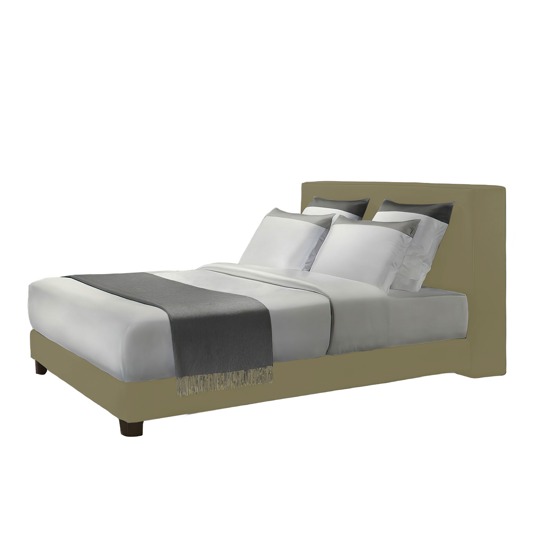 Boxspringbett Moderne Select 200/200cm in Hot Madison Taupe