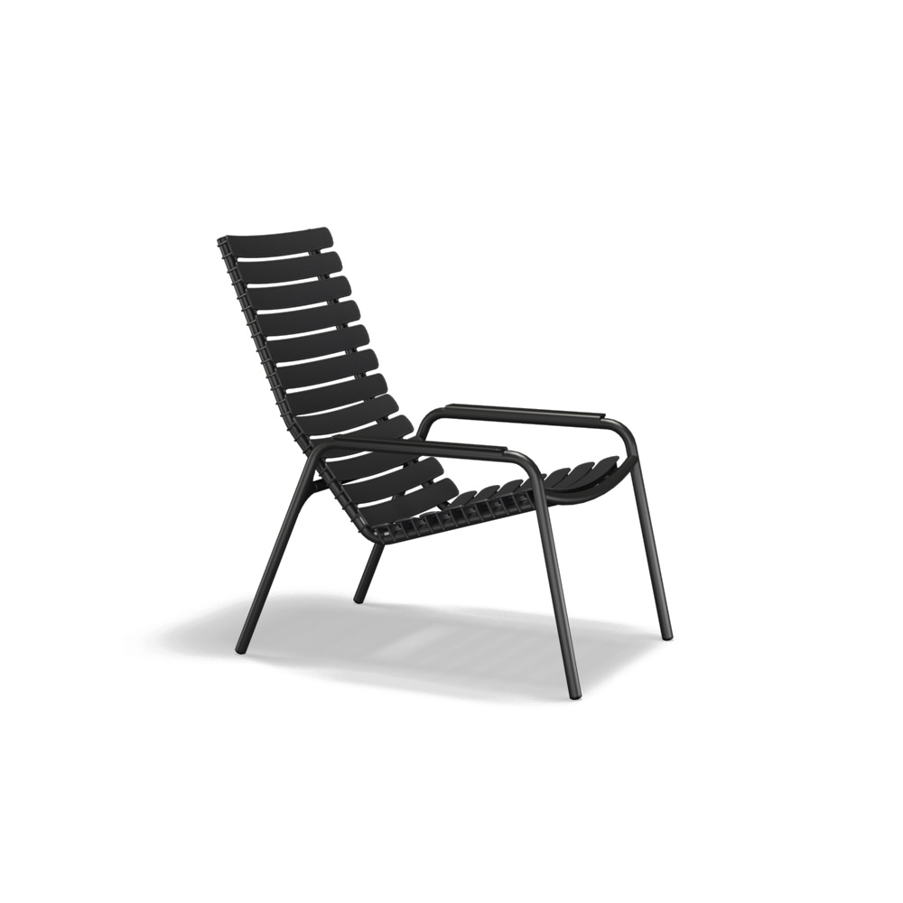 Lounge Chair 22306-2024-24 ReClips in Schwarz