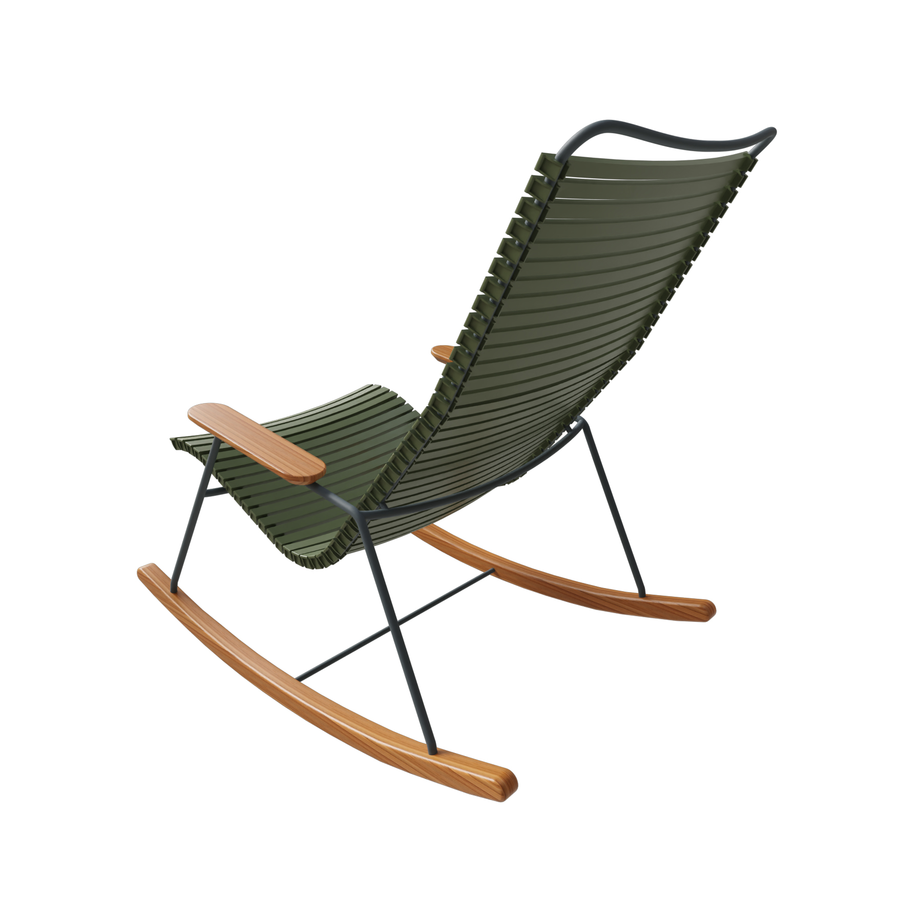 Rocking Chair Click mit Bamubsarmlehnen 10804-7118