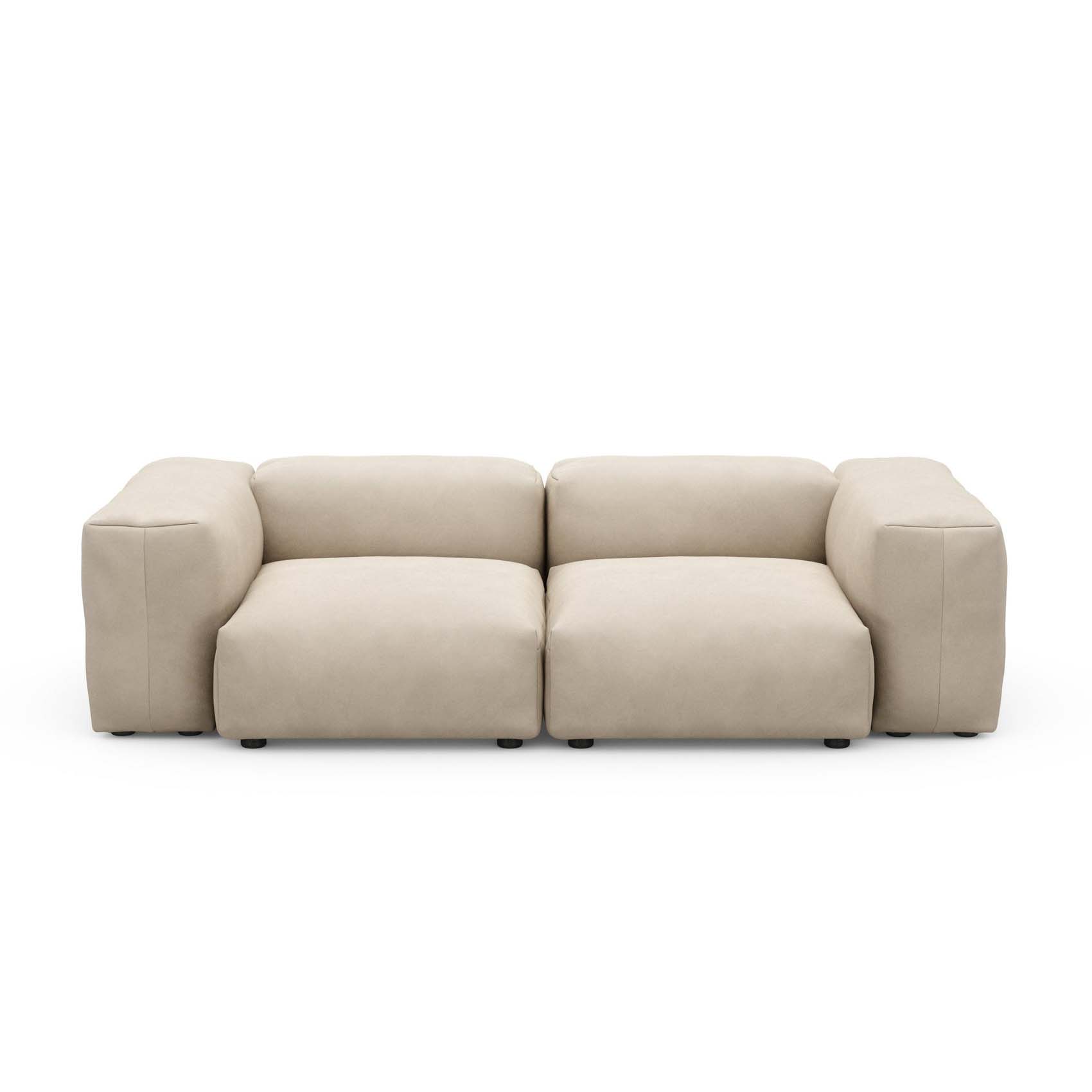 Two Seat Sofa S Canvas Beige