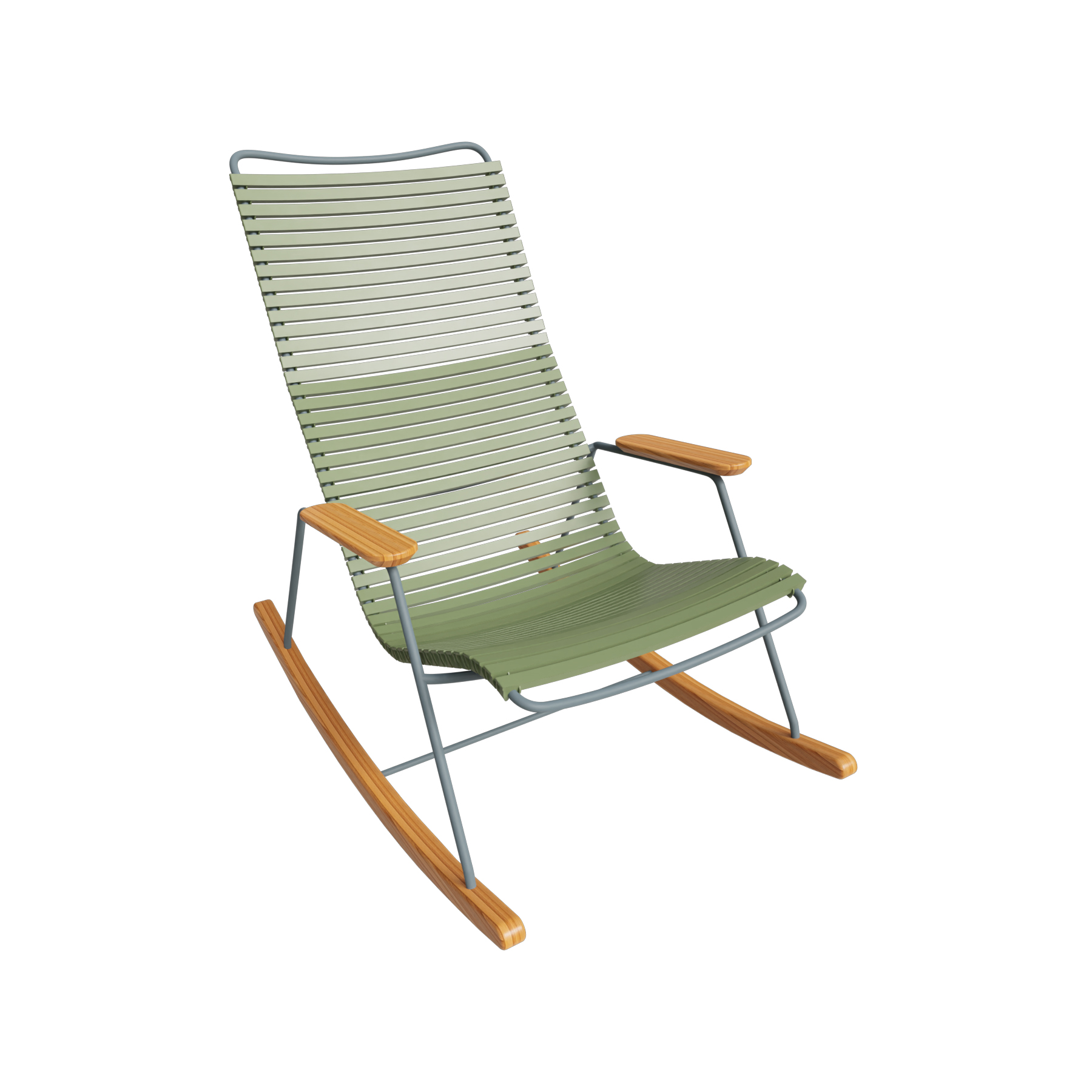 Rocking Chair Click mit Bamubsarmlehnen 10804-7118