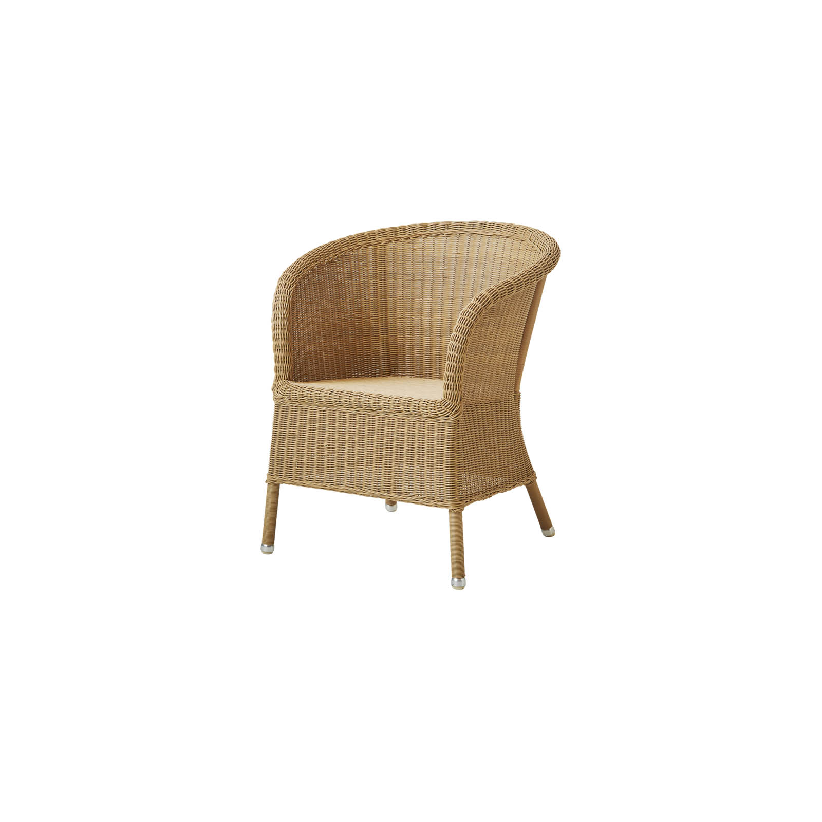 Derby Stuhl aus Cane-line Weave in Natural ohne Kissen