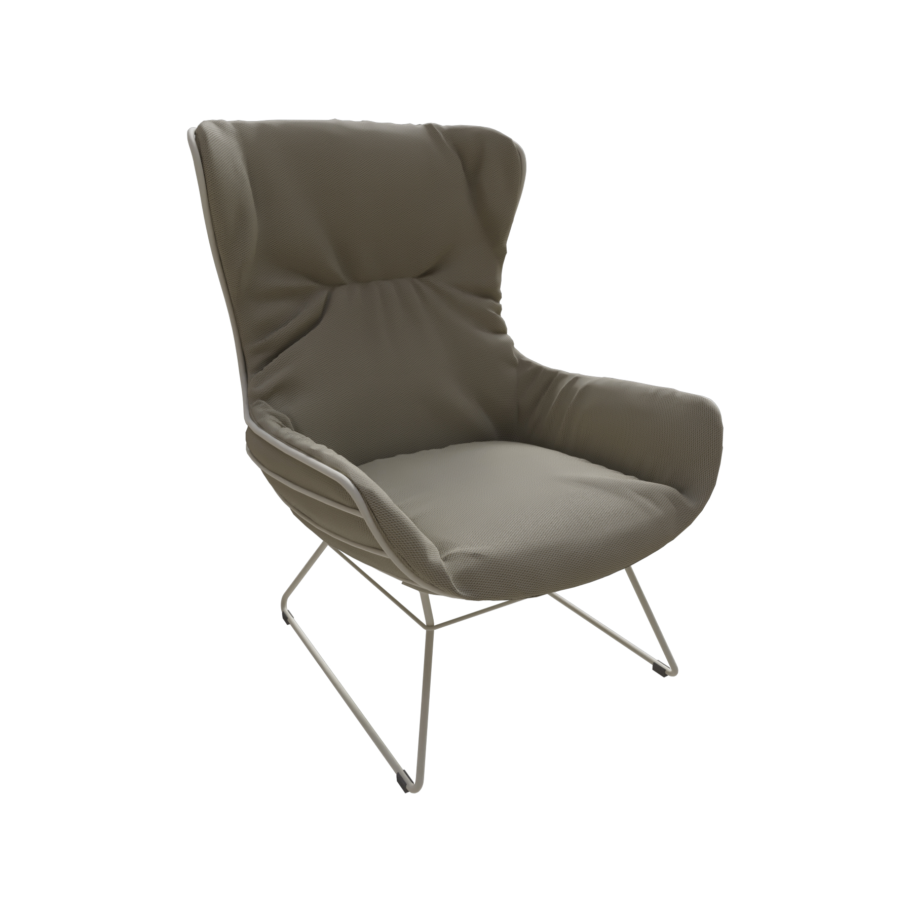 Leyasol Wingback Chair, Lopi Marble, Gestell 1.1