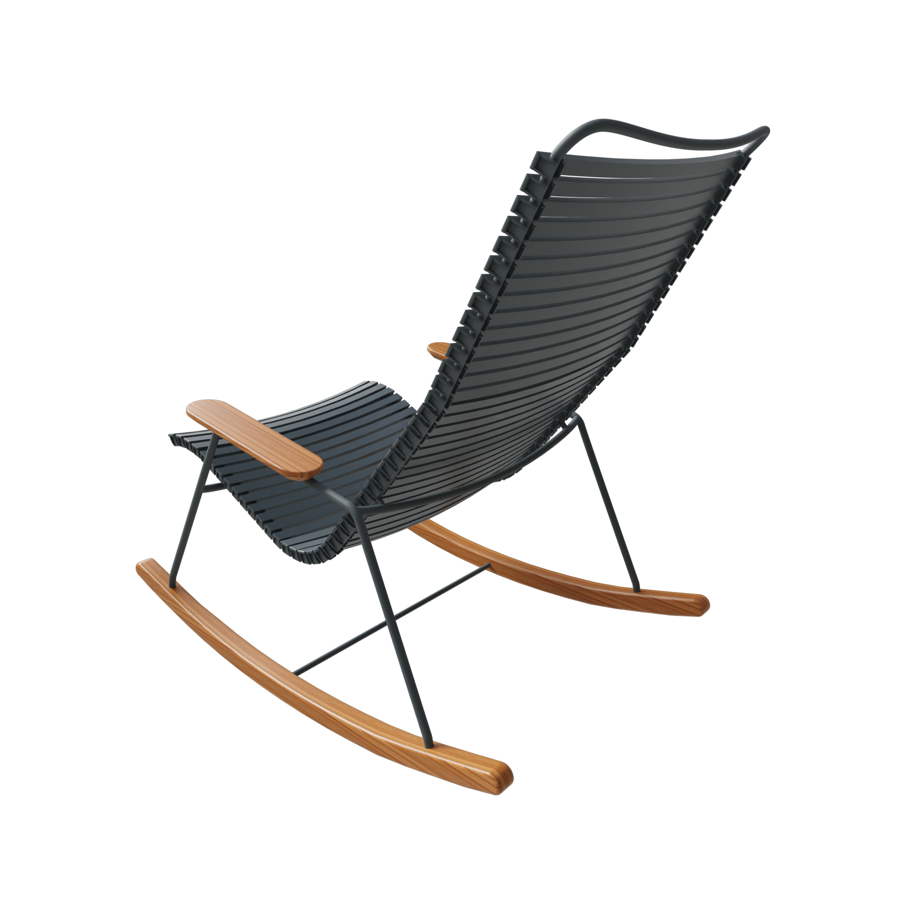 Rocking Chair Click mit Bamubsarmlehnen 10804-7018