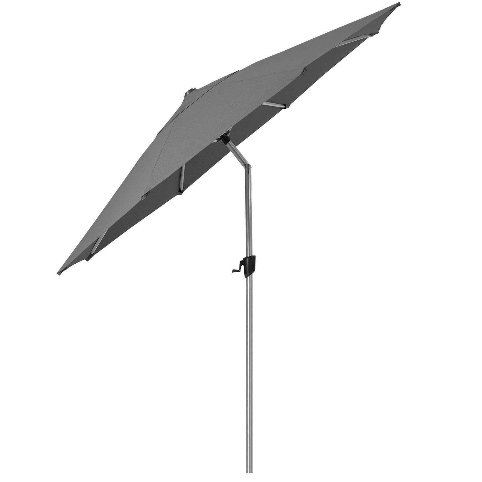 Sunshade Sonnenshirm mit Tilt und 3 m Durchmesser in Light Grey