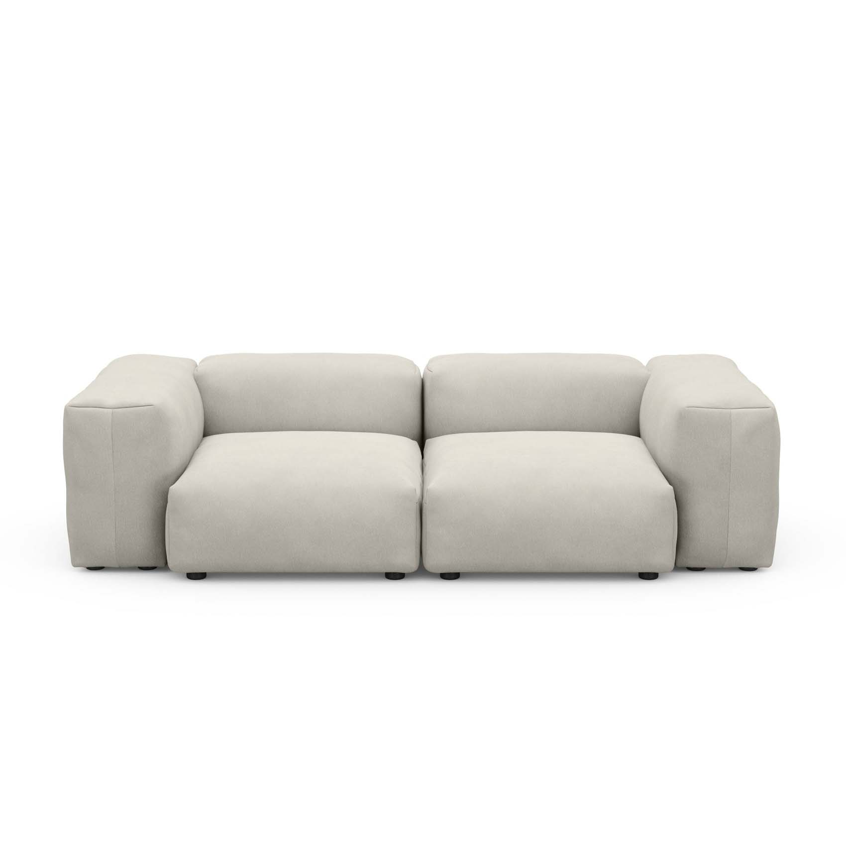 Two Seat Sofa S Herringbone Light Grey