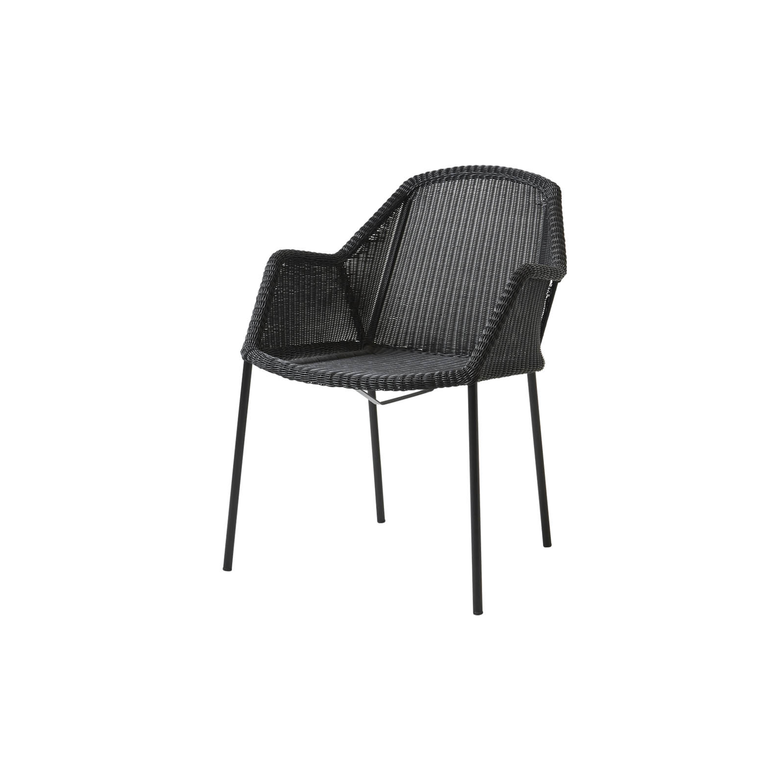 Breeze Stuhl aus Cane-line Weave in Black