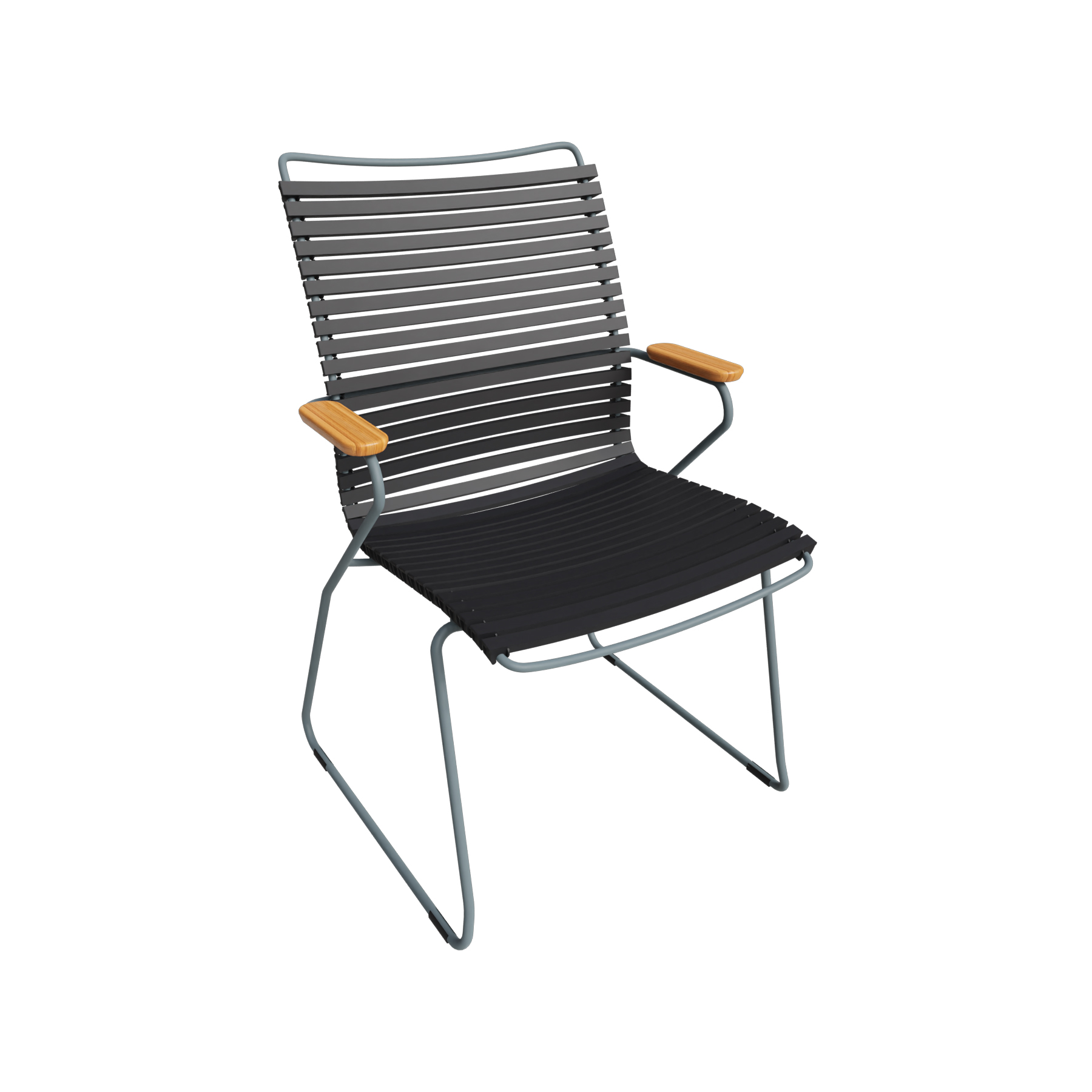 Dining Chair Tall Back Click mit Bambusarmlehnen 10812-7718