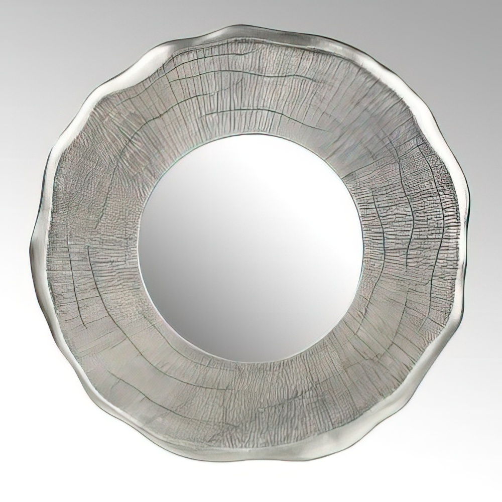 Spiegel groß Aluminium Siddharta in Graphit - 65190