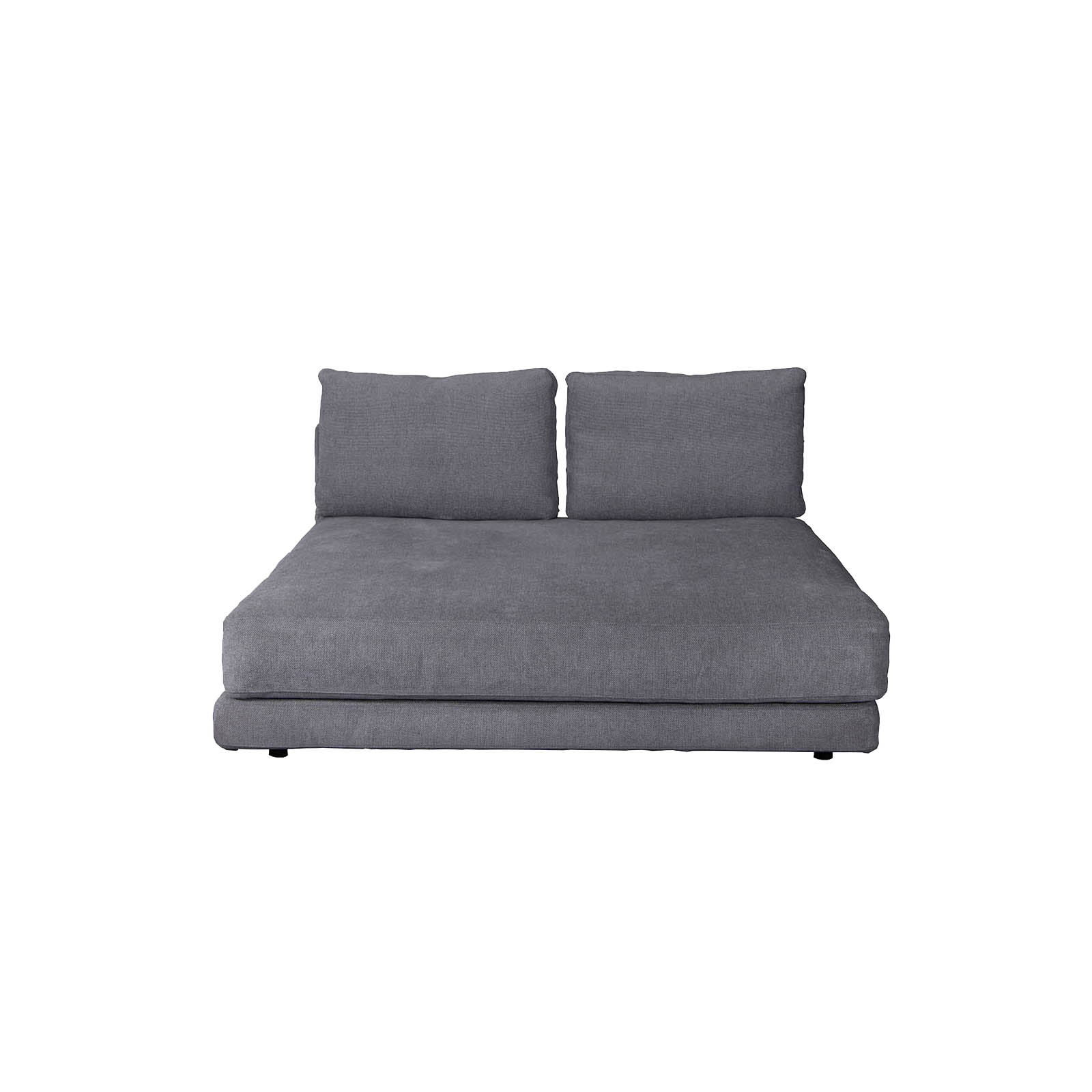 Scale doppel Daybed Modul aus Cane-line Ambience in Dark Grey