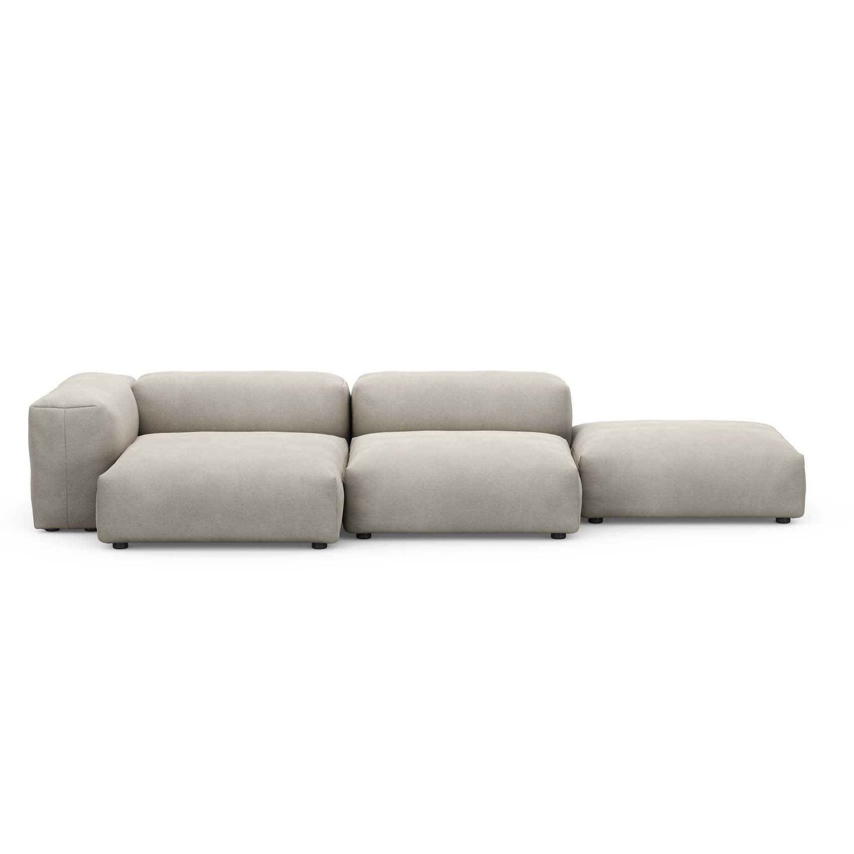 Three Seat Sofa L Linen Stone