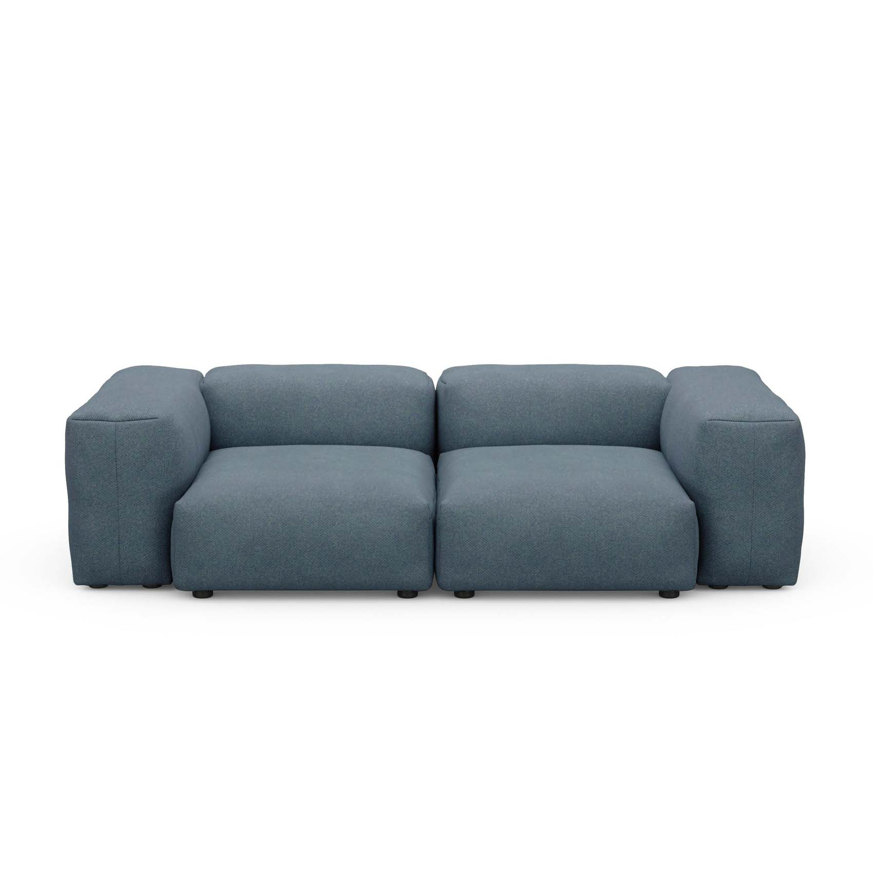 Two Seat Sofa S Pique Dark Blue