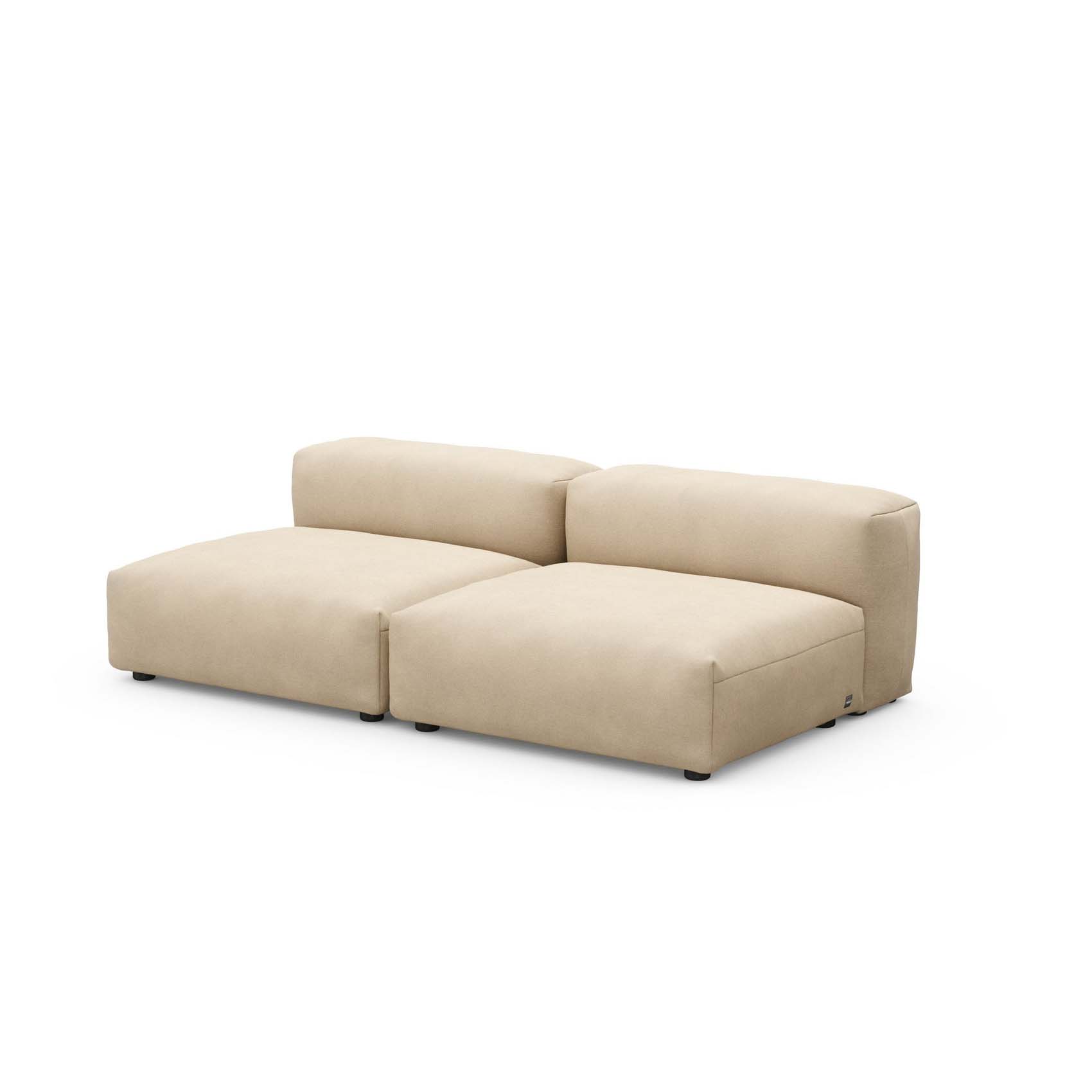 Two Seat Lounge Sofa M Canvas Sand