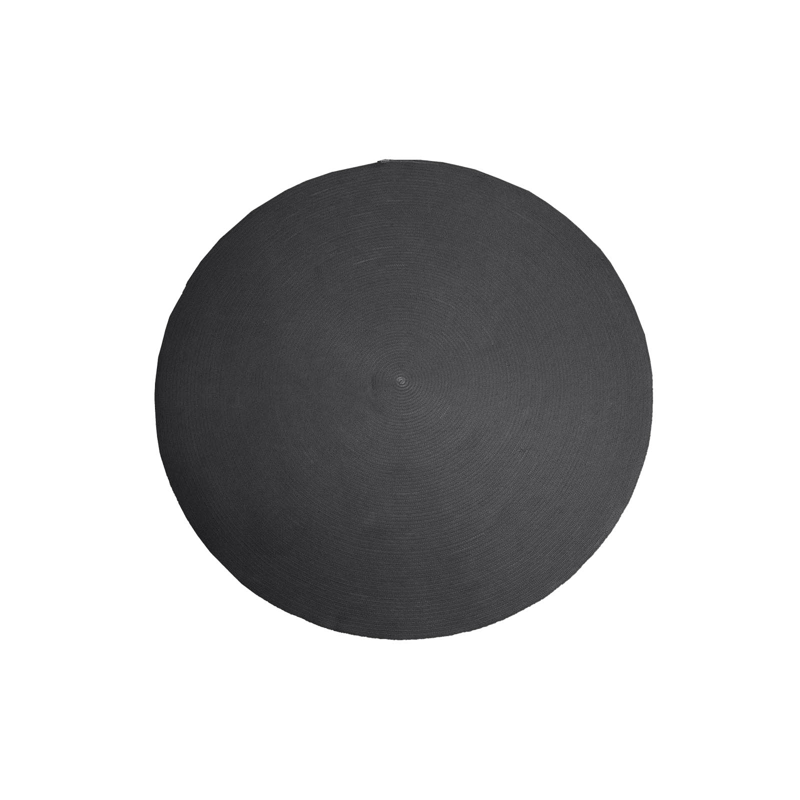 Circle Teppich Durchmesser 200 cm aus Cane-line Soft Rope in Dark Grey