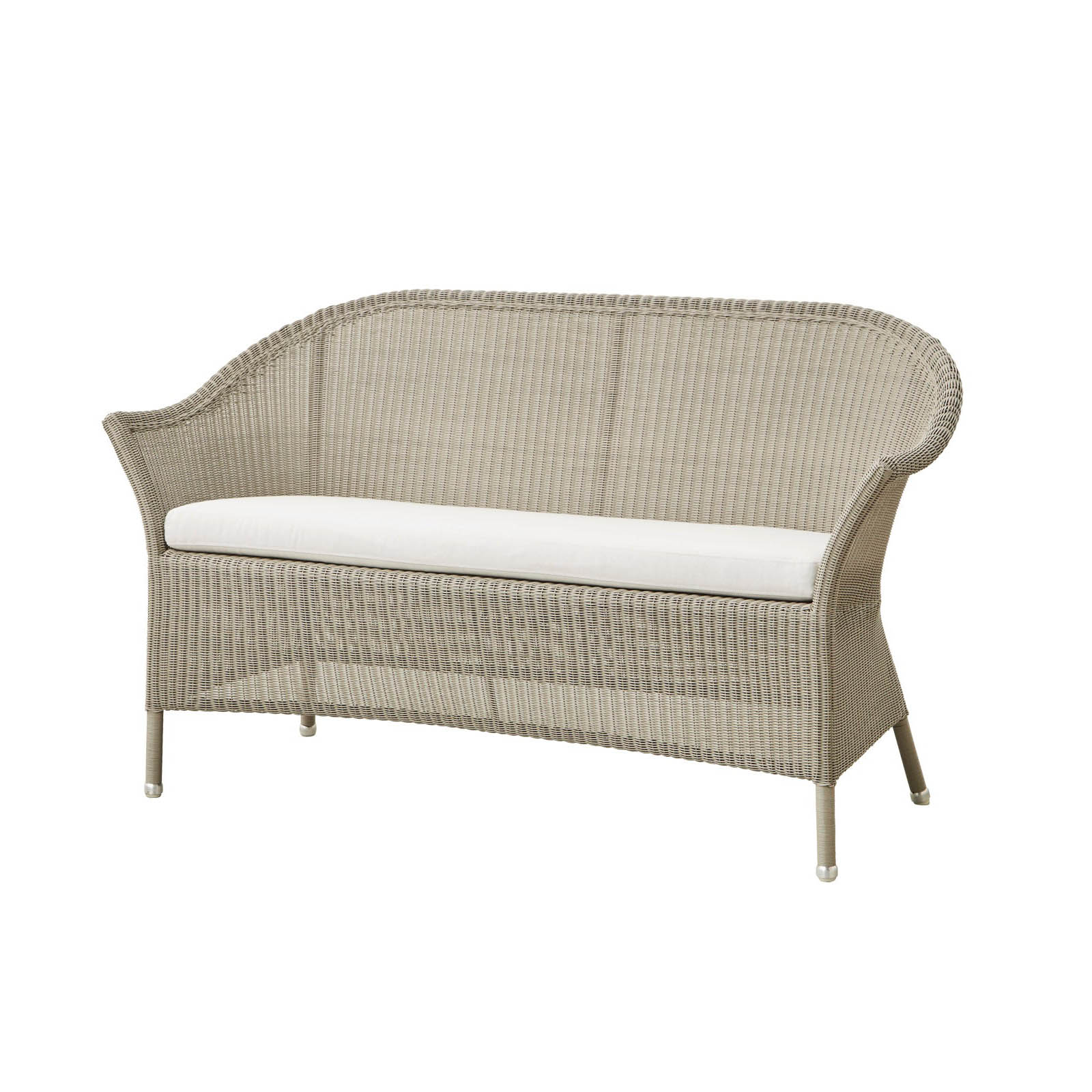 Lansing Sitzkissen für 2-Sitzer Sofa aus Cane-line Natté in Light Grey