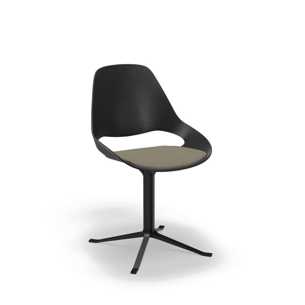 Stuhl Schwarz ohne Armlehne 12902-2001-21 Falk