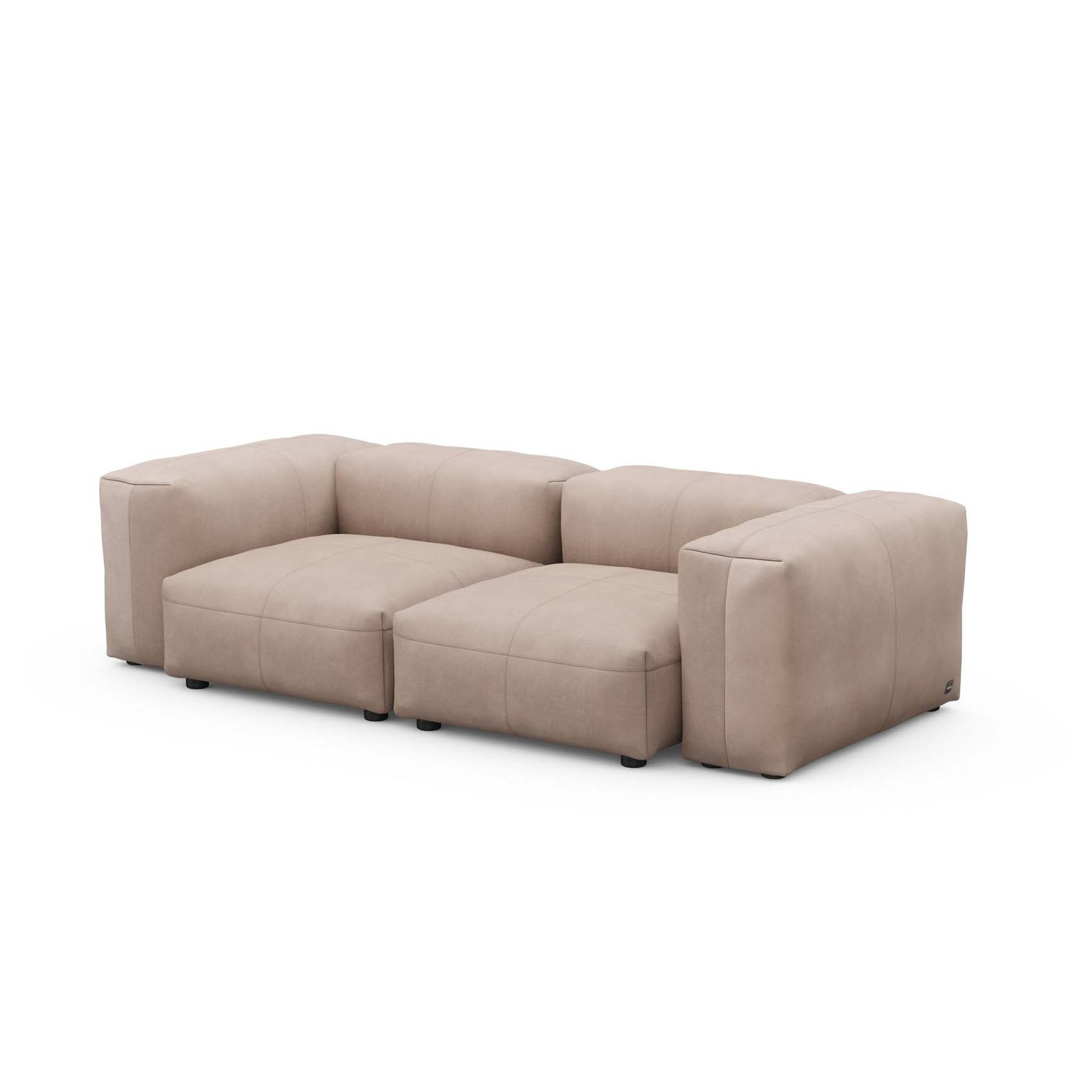 Two Seat Sofa S Leather Stone
