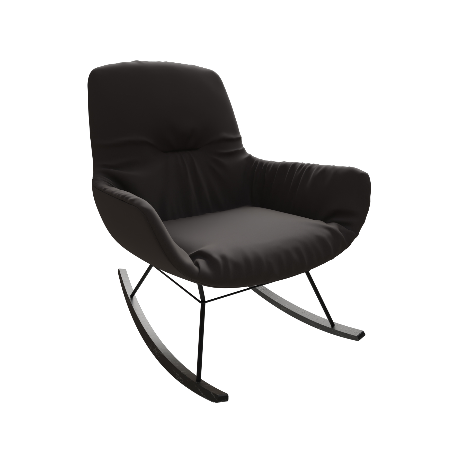 Leya Rocking Lounge Chair Opium Gestell 1.1