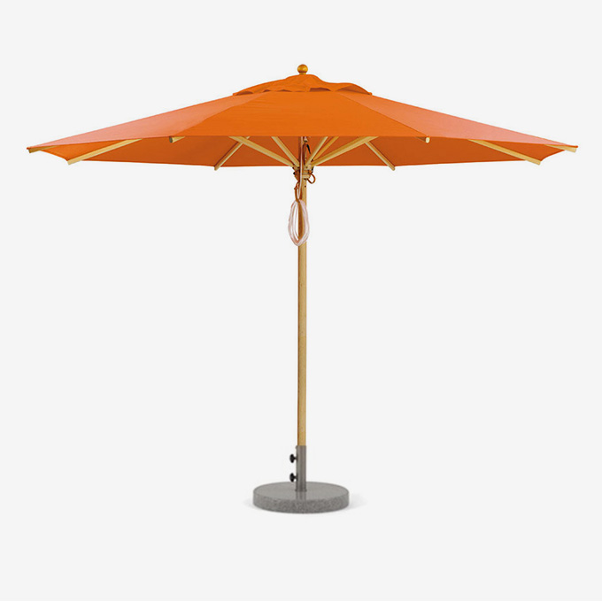 Klassik Schirm als 8-Eck mit 250cm Durchmesser in Orange