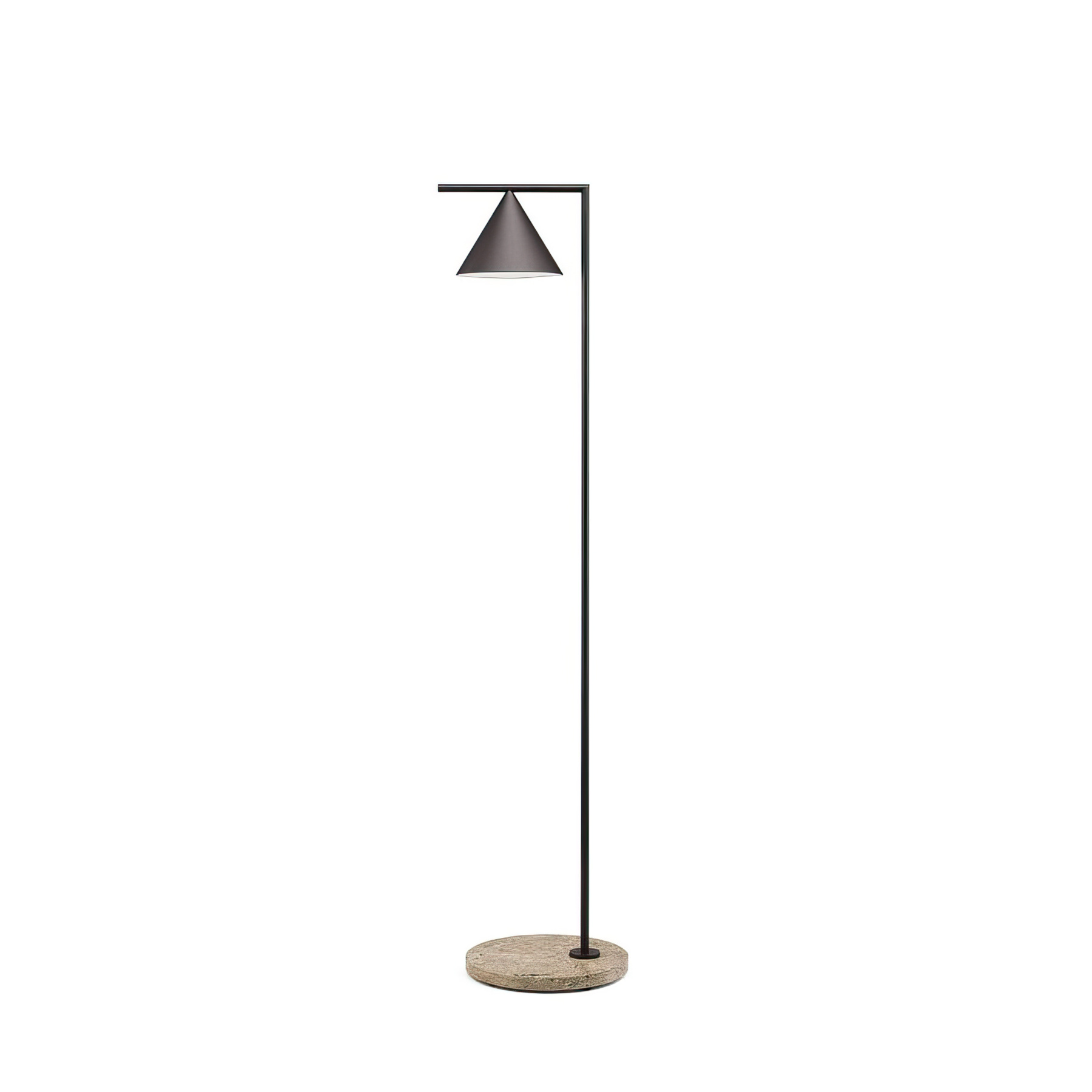 Stehlampe Captain Flint Outdoor H 1537 mm Deep Brown/Travertino Imperiale