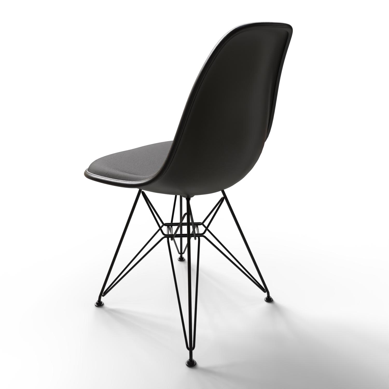 Stuhl EPC DSR Plastic Side Chair 44030200 mit Vollpolster