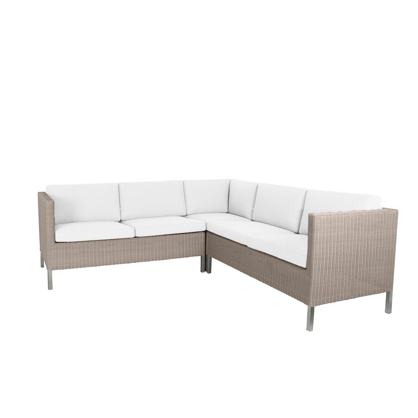 Connect Dining Lounge 20 aus Cane-line Weave in Taupe