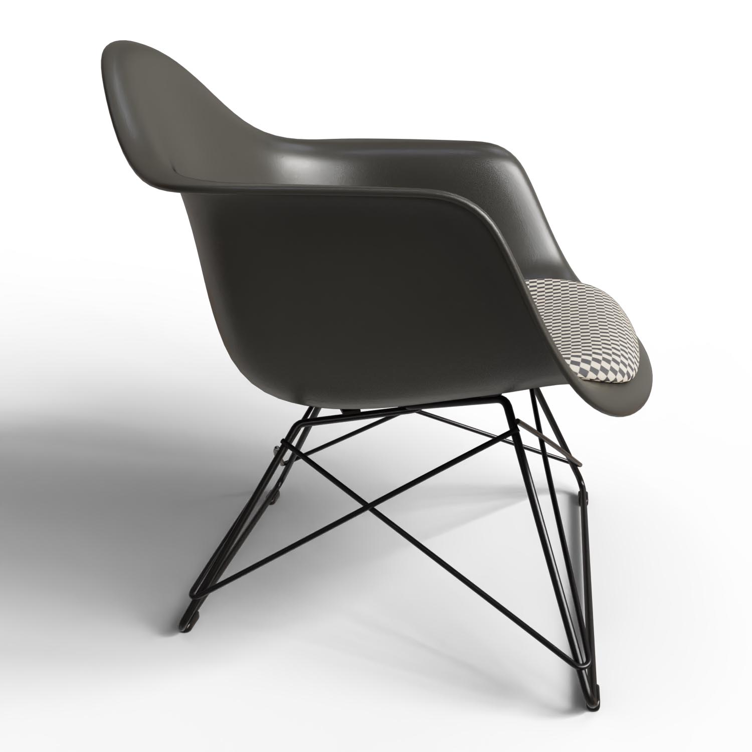 Stuhl EAS LAR Plastic Armchair mit Sitzpolster 44047600
