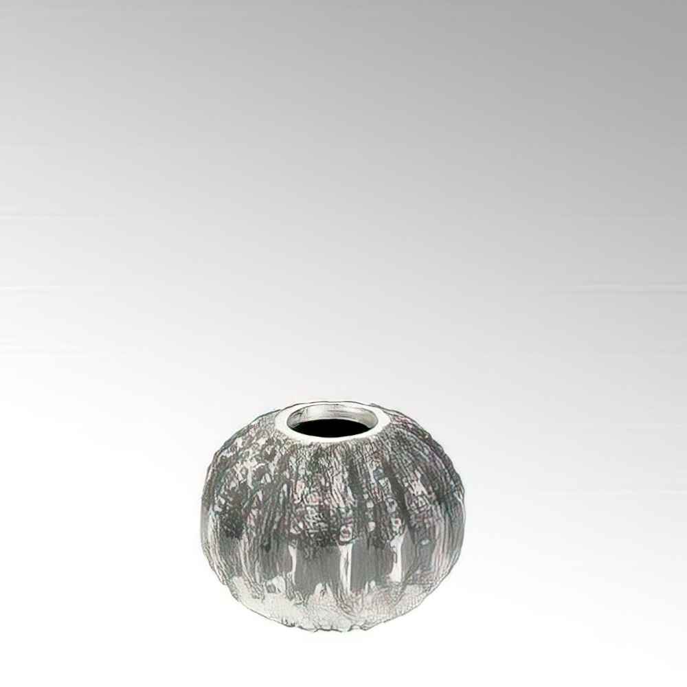 Teelichthalter Aluminium Uni in Nickel / Graphit - 41007