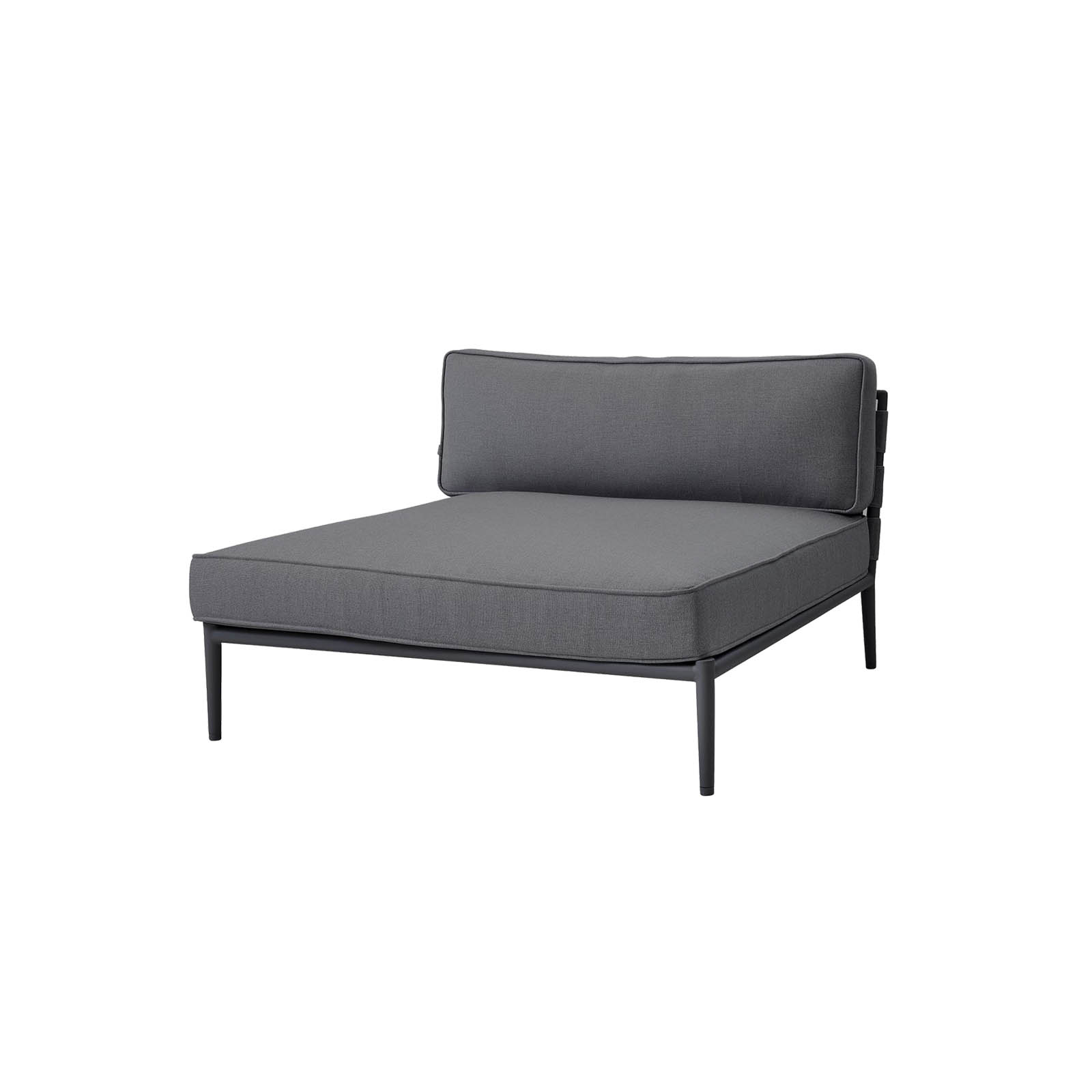 Conic daybed module aus Cane-line AirTouch mit QuickDry in Grey