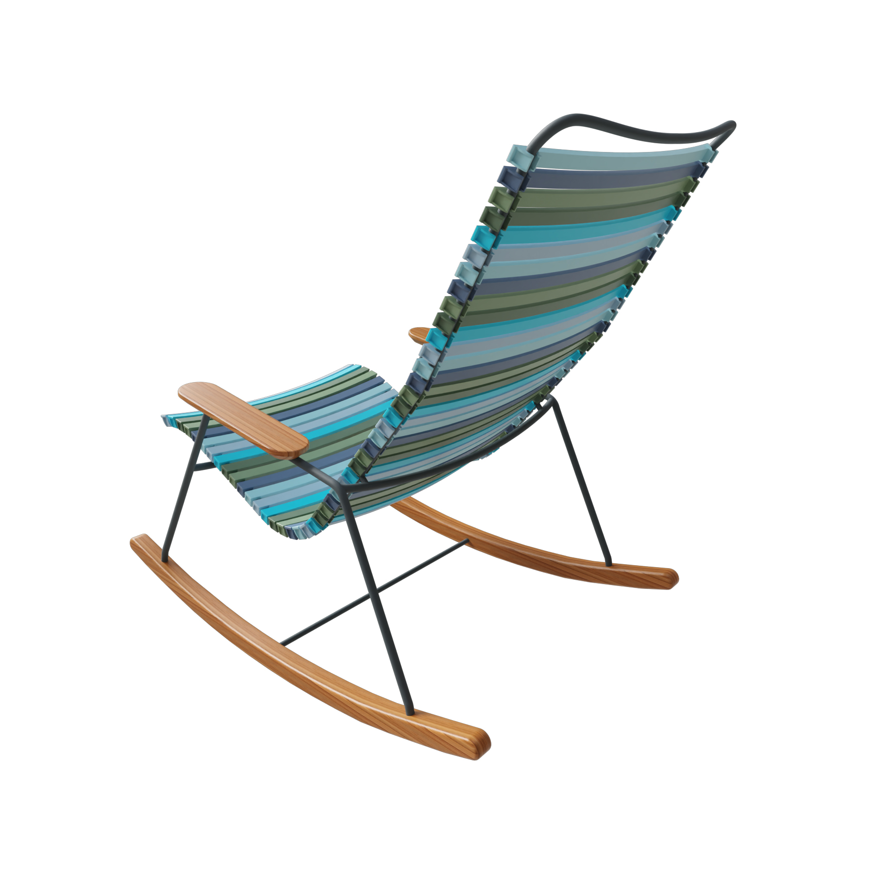 Rocking Chair Click mit Bambusarmlehnen 10804-8418