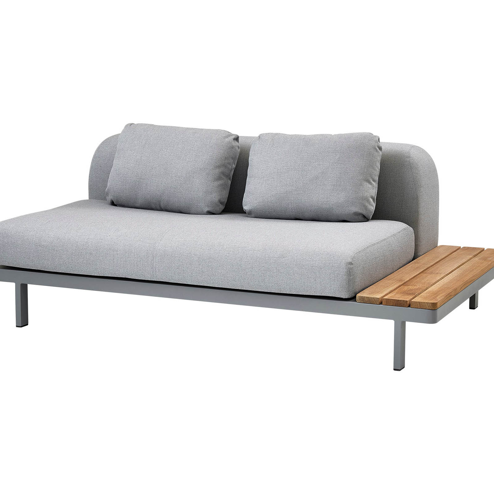 Space Rückenkissen 2-Sitzer Sofa aus Cane-line AirTouch in Light Grey