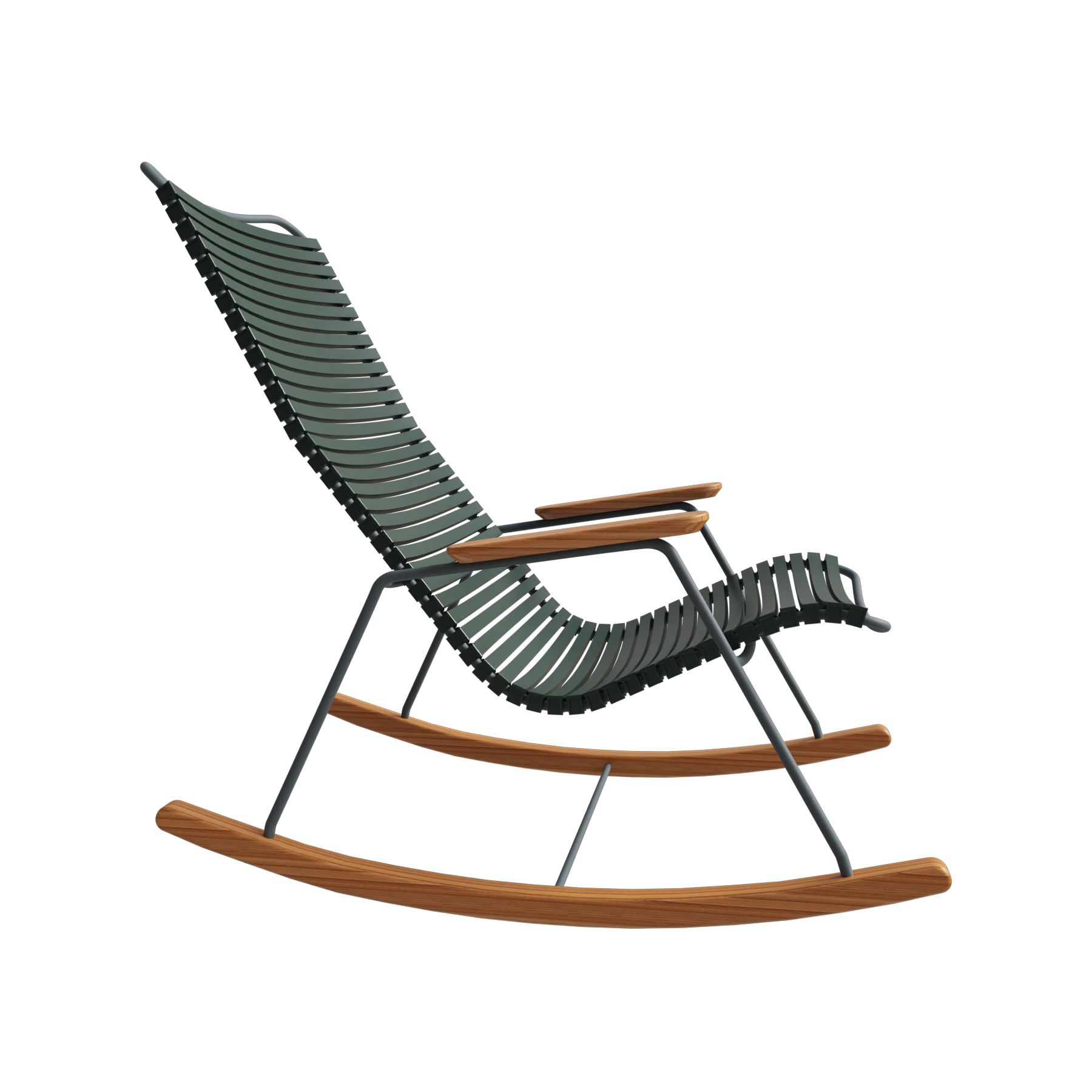 Rocking Chair Click mit Bamubsarmlehnen 10804-1118