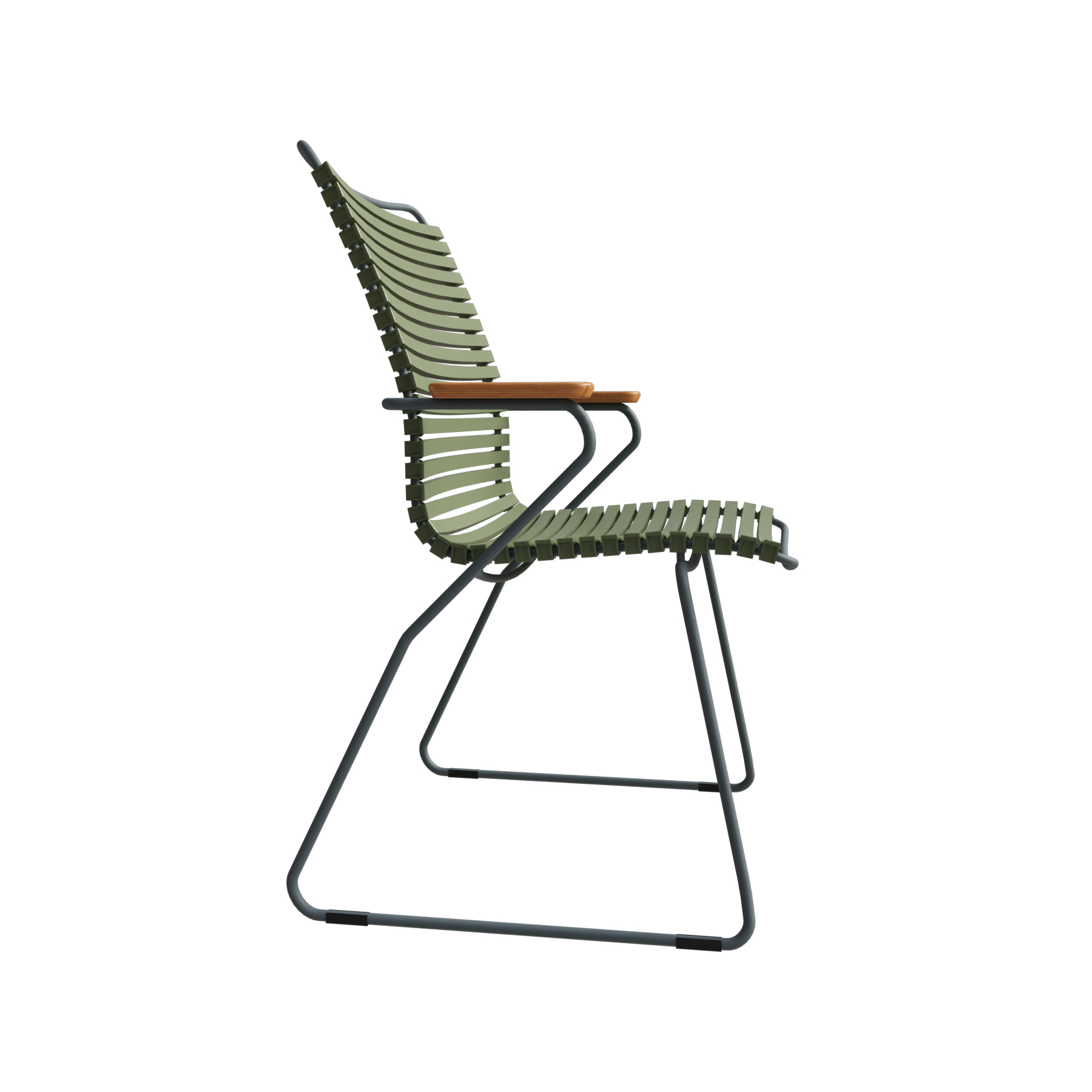 Dining Chair Tall Back Click mit Bambusarmlehnen 10812-7118