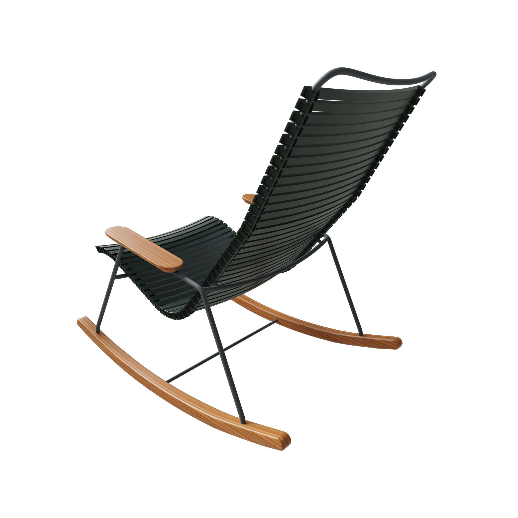 Rocking Chair Click mit Bamubsarmlehnen 10804-1118