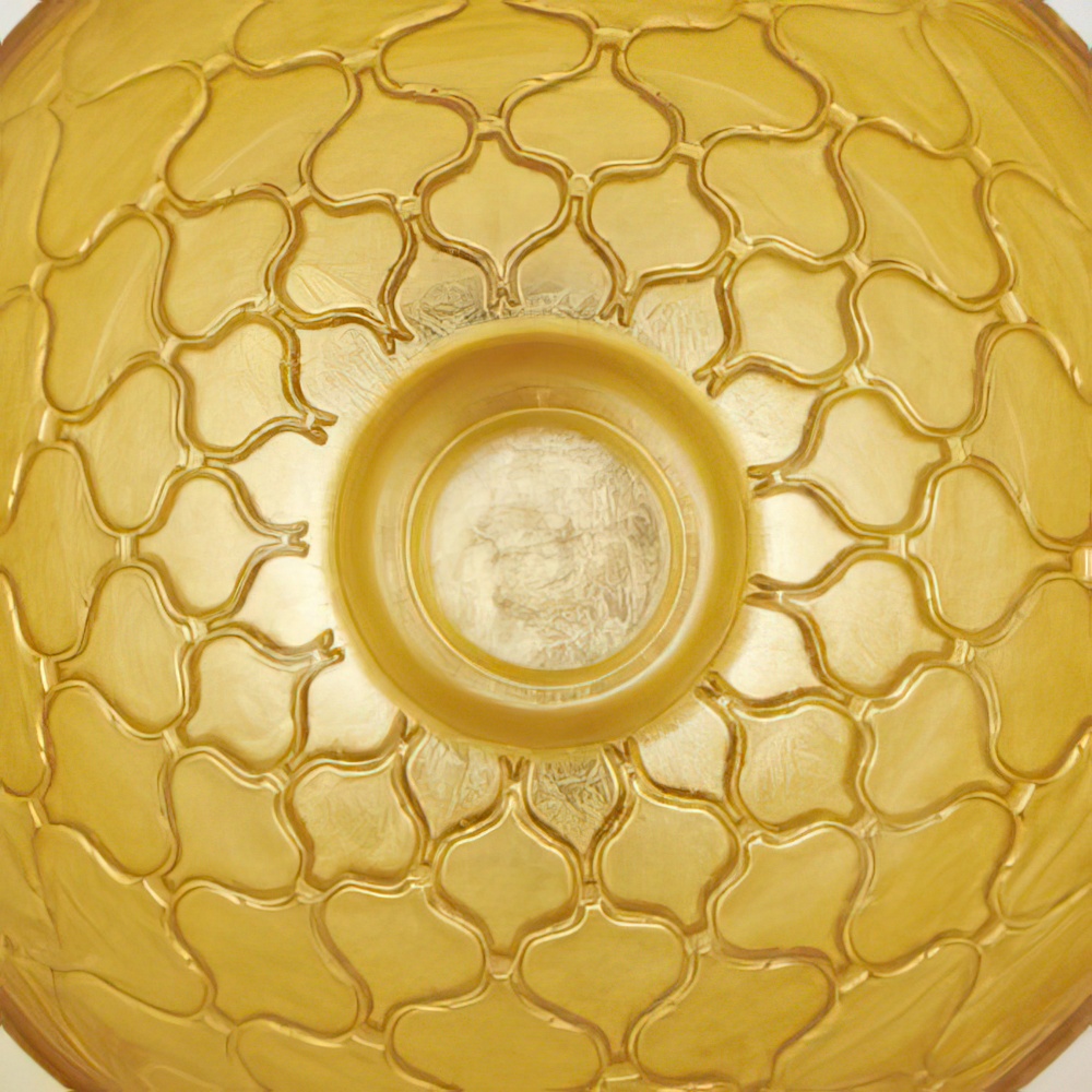 Glasschale Zengin in Gold - 46190