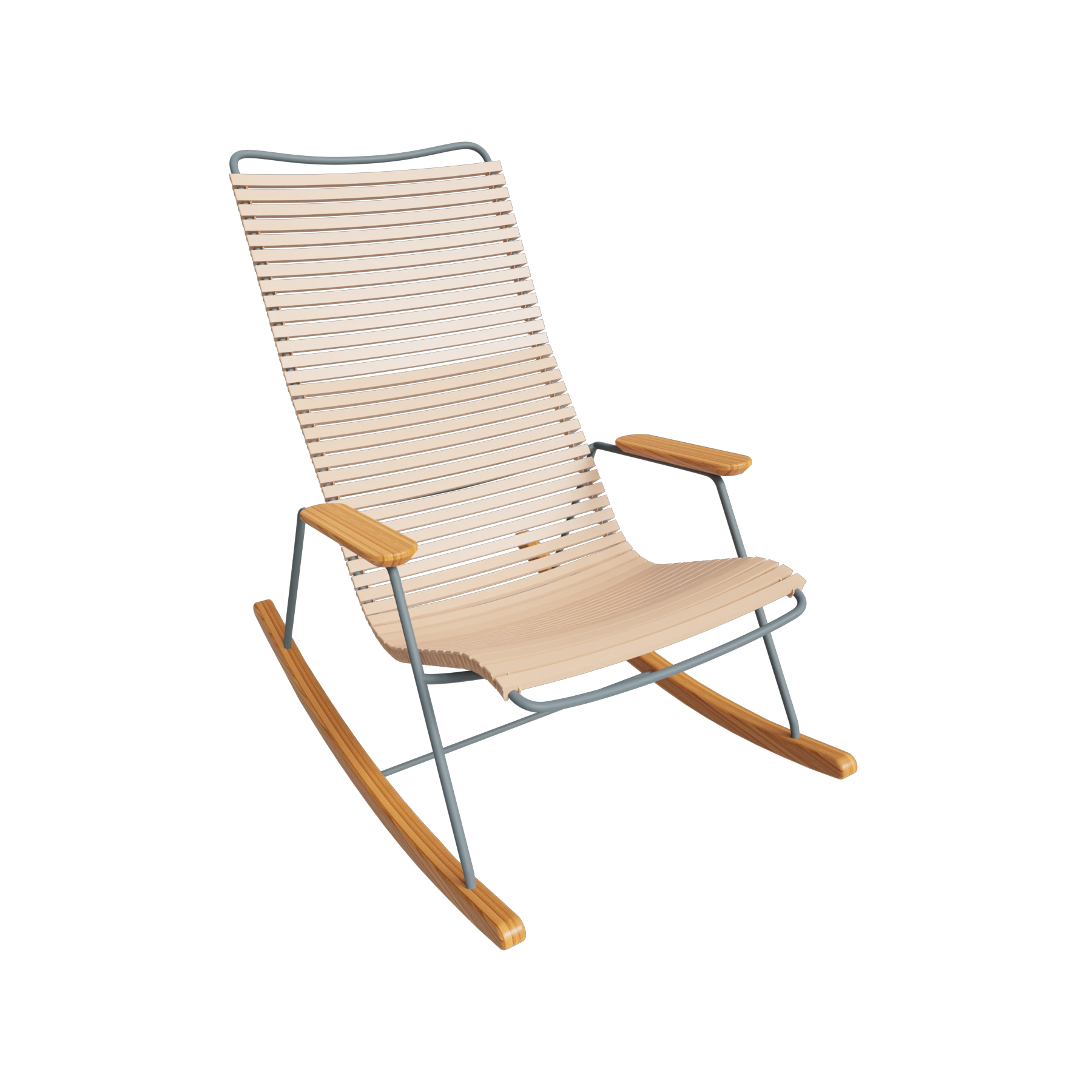 Rocking Chair Click mit Bamubsarmlehnen 10804-6218