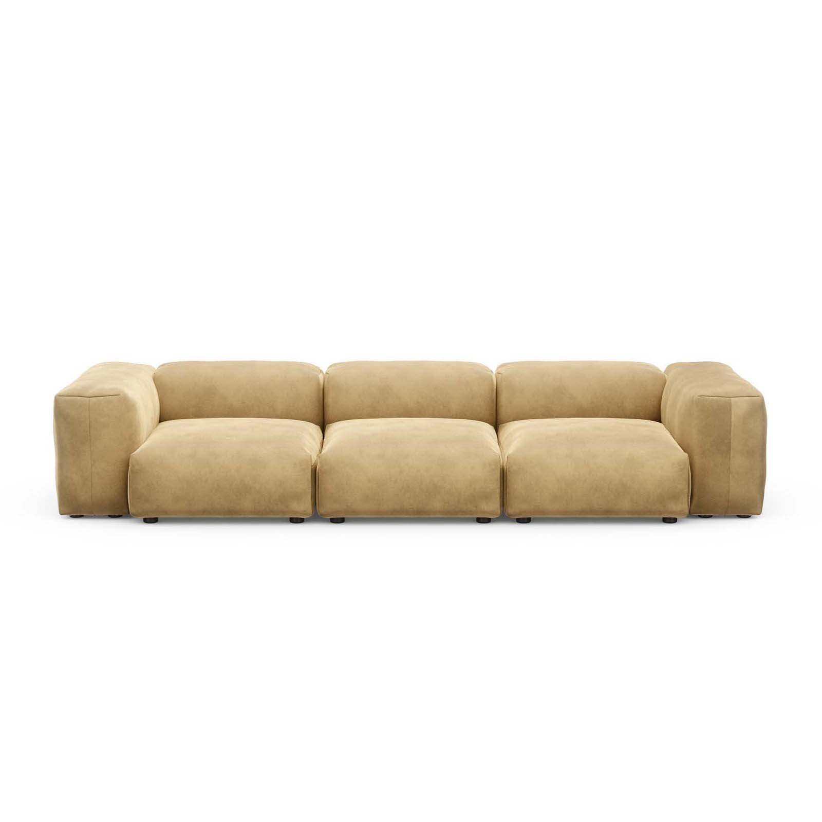 Three Seat Sofa S Velvet Caramel