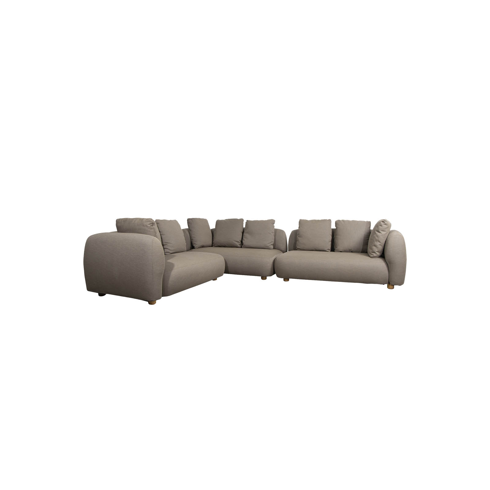 Capture Ecksofa 1 aus Cane-line AirTouch in Taupe