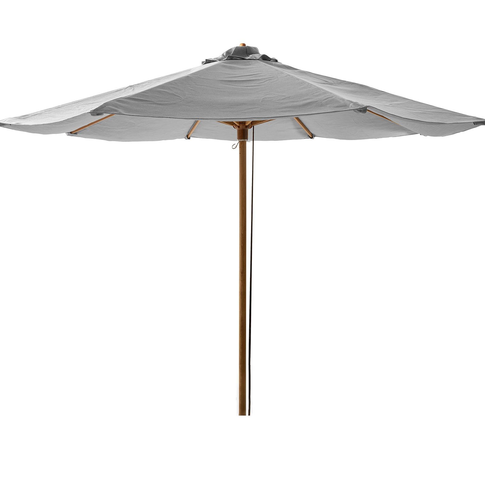 Classic Sonnenschirm mit Seilzug Durchmesser 3 m aus Teak