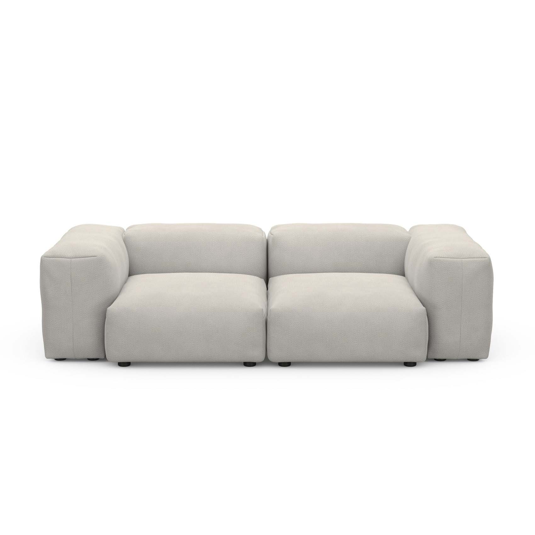Two Seat Sofa S Pique Light Grey