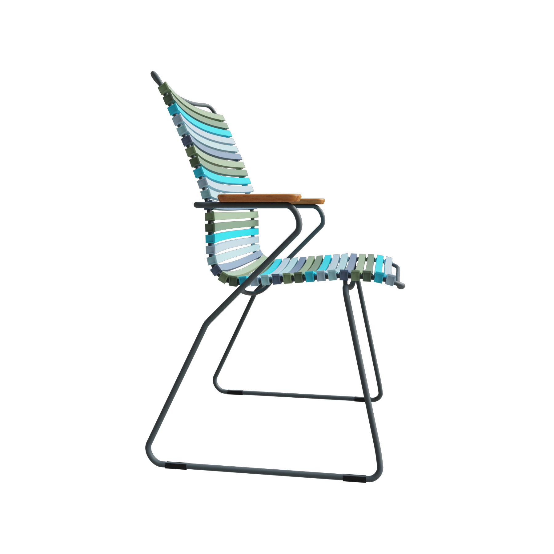 Dining Chair Tall Back Click mit Bambusarmlehnen 10812-8418