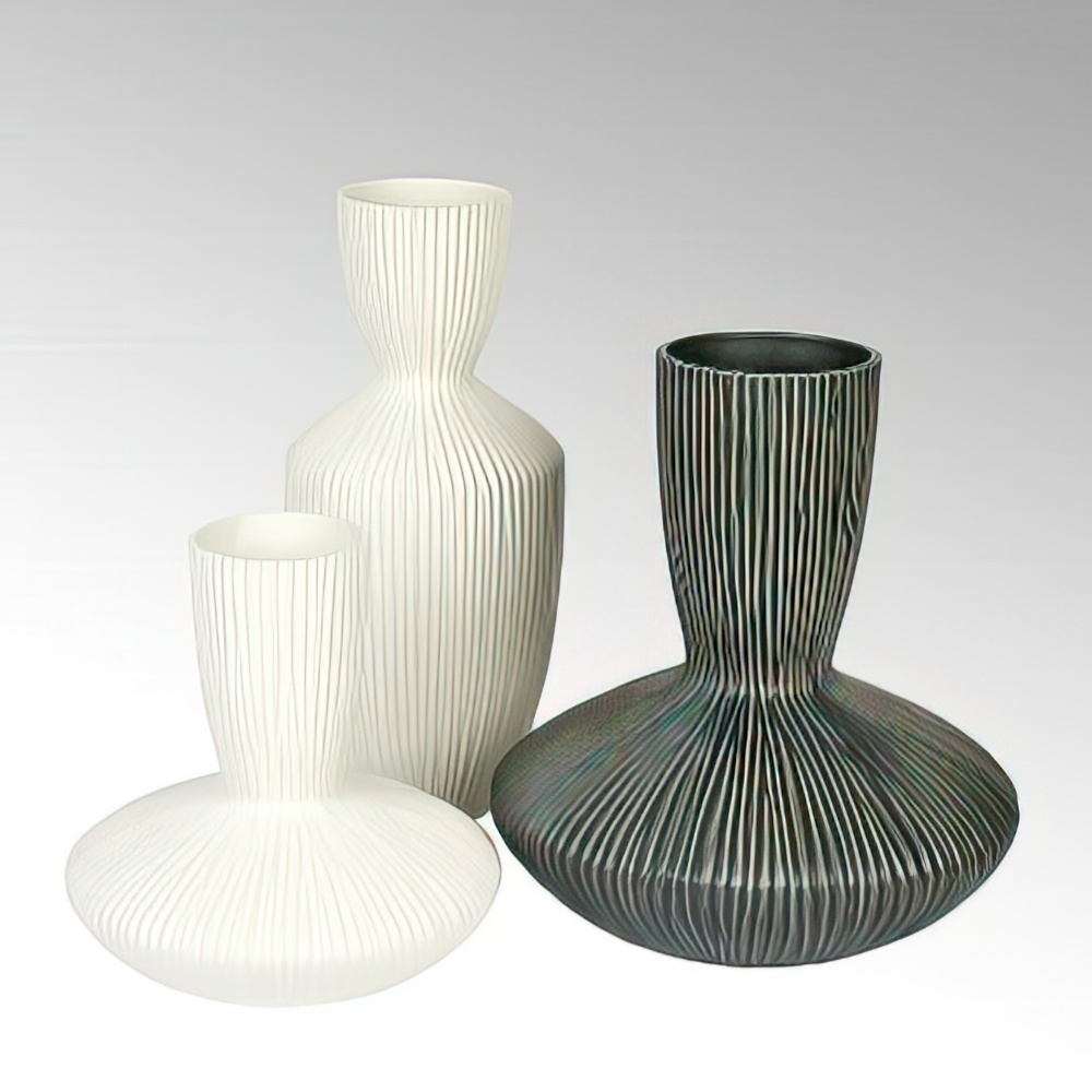 Gefäß Keramik Issey in Elfenbein - 20975
