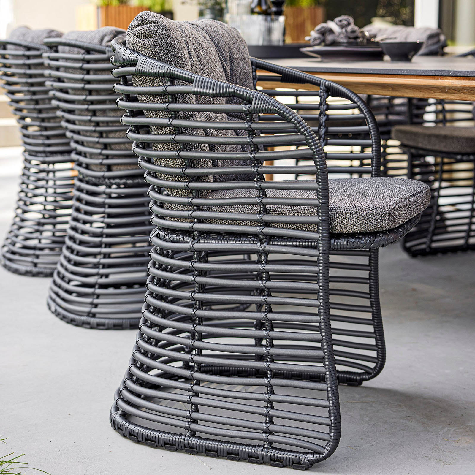 Basket Sessel aus Cane-line Weave in Natural
