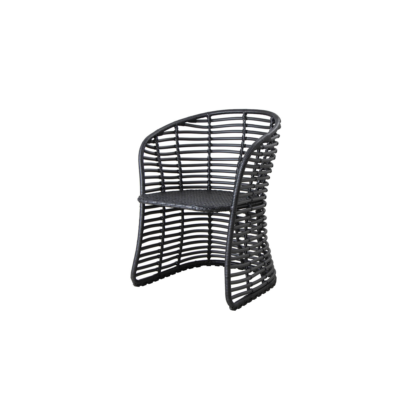 Basket Sessel aus Cane-line Weave in Graphite