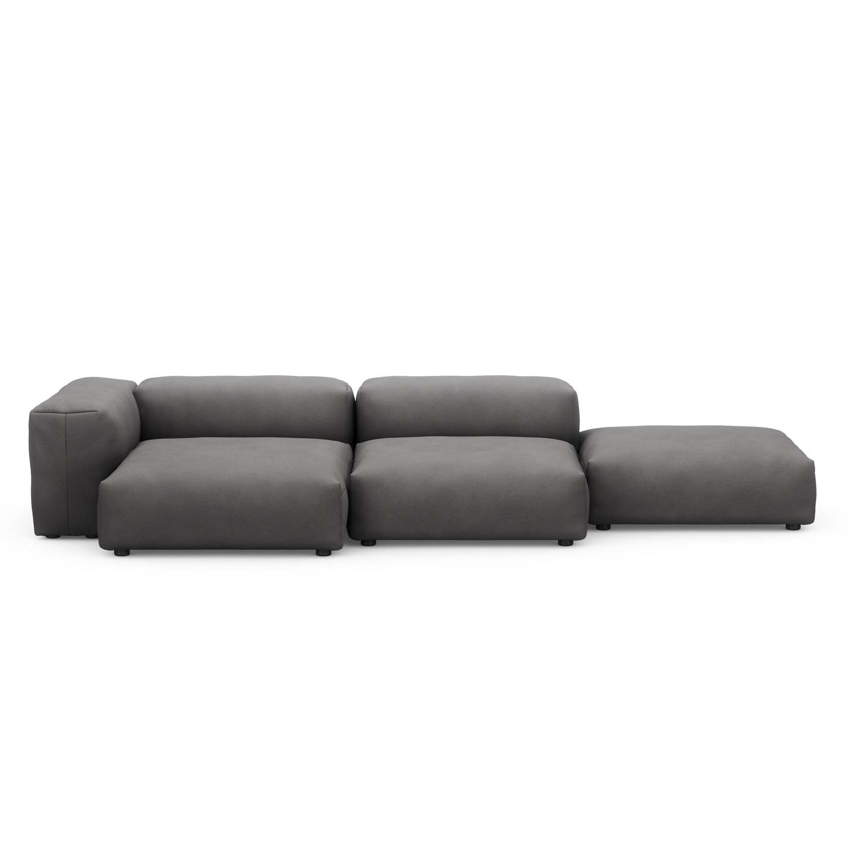 Three Seat Sofa L Knit Dark Grey