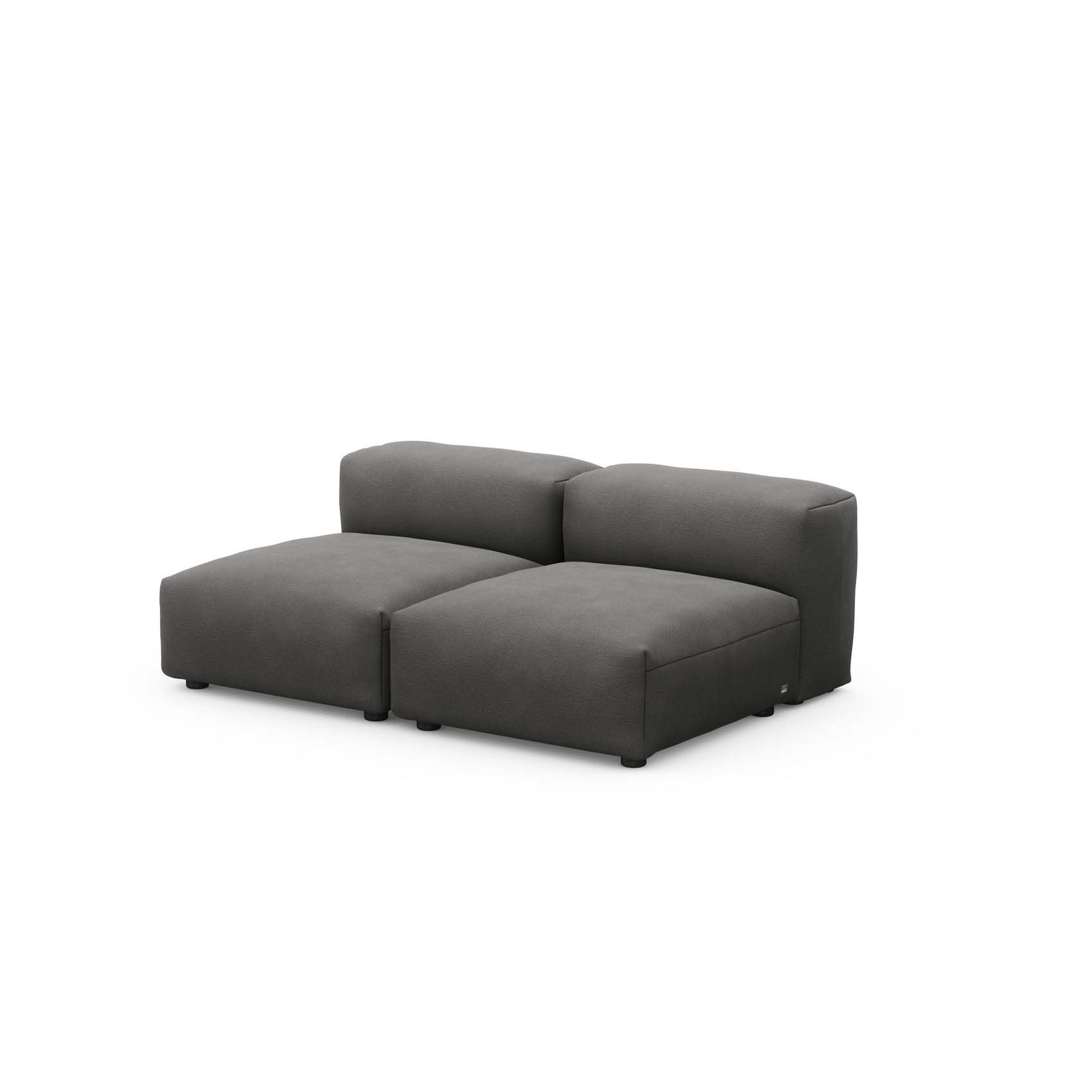 Two Seat Lounge Sofa S Linen Anthracite